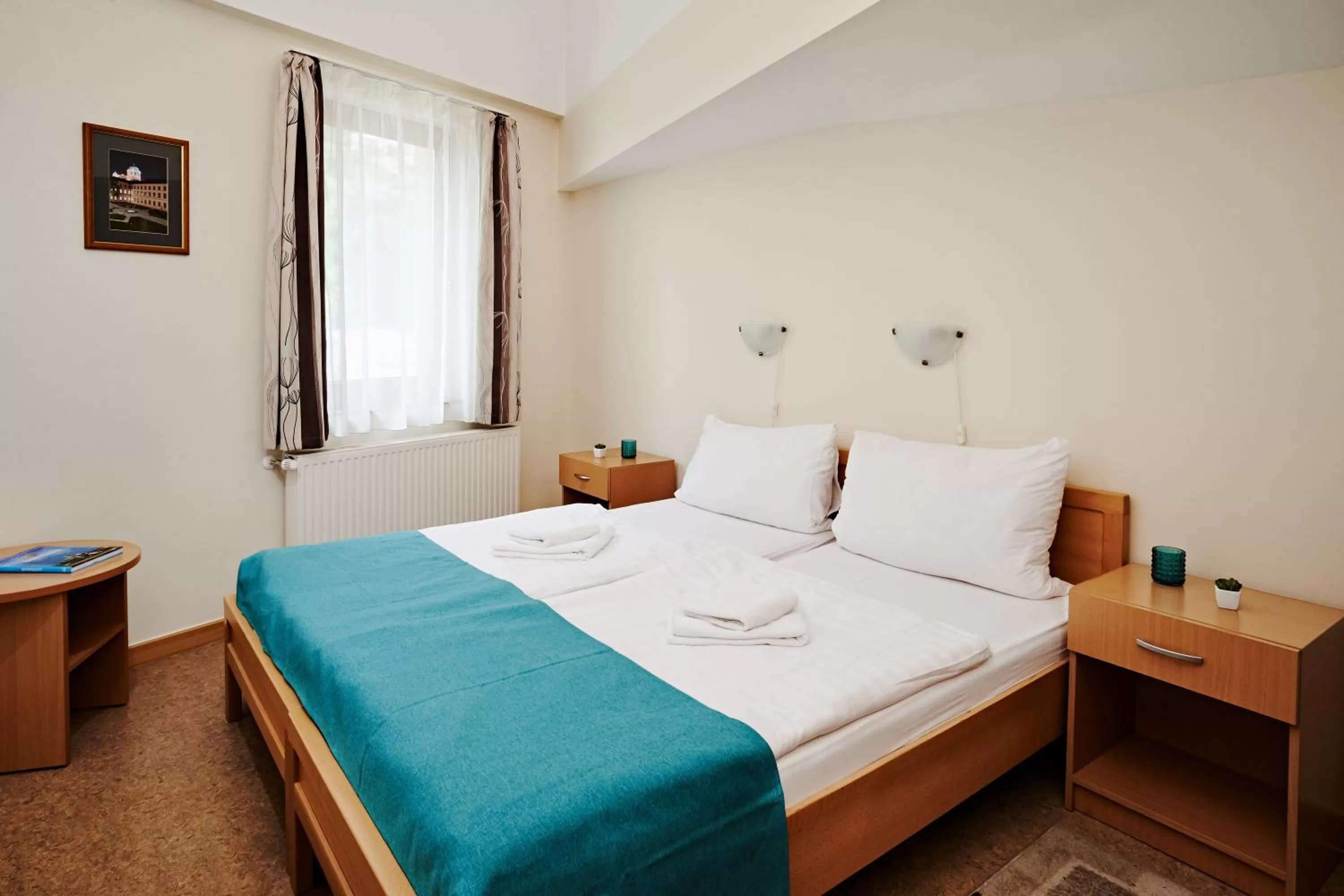 Bed in Hotel Adalbert Szent György Ház