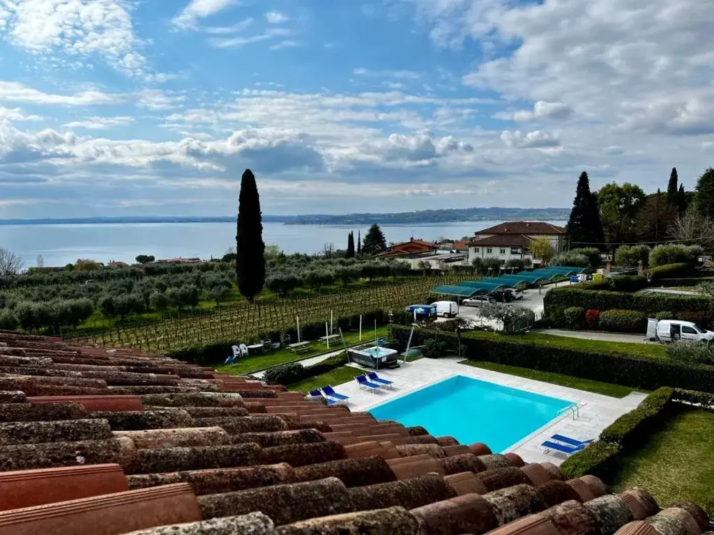 View (from property/room), Pool View in Residence Corte Ferrari -Ciao Vacanze-