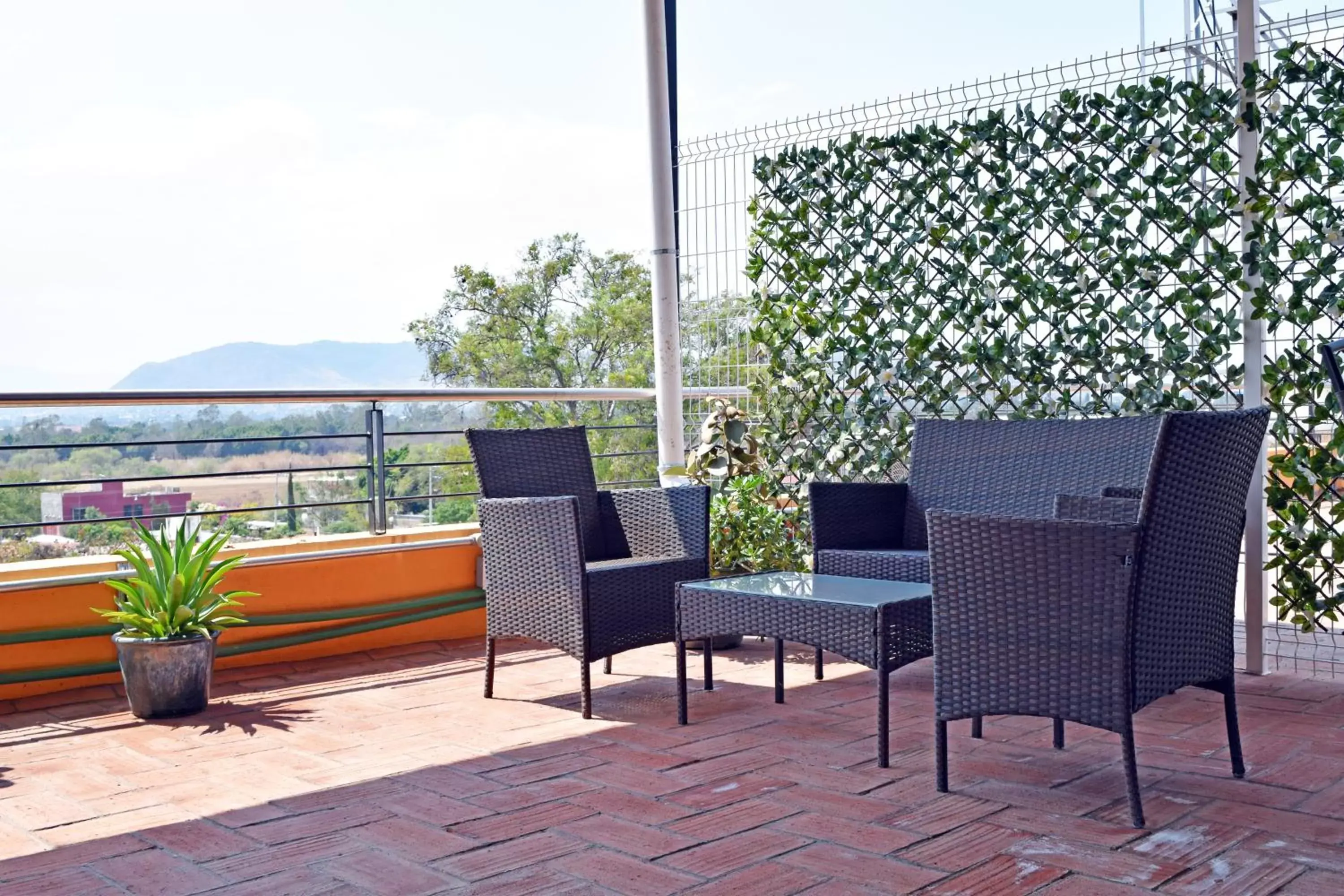 Balcony/Terrace in Hotel Guivá Aeropuerto