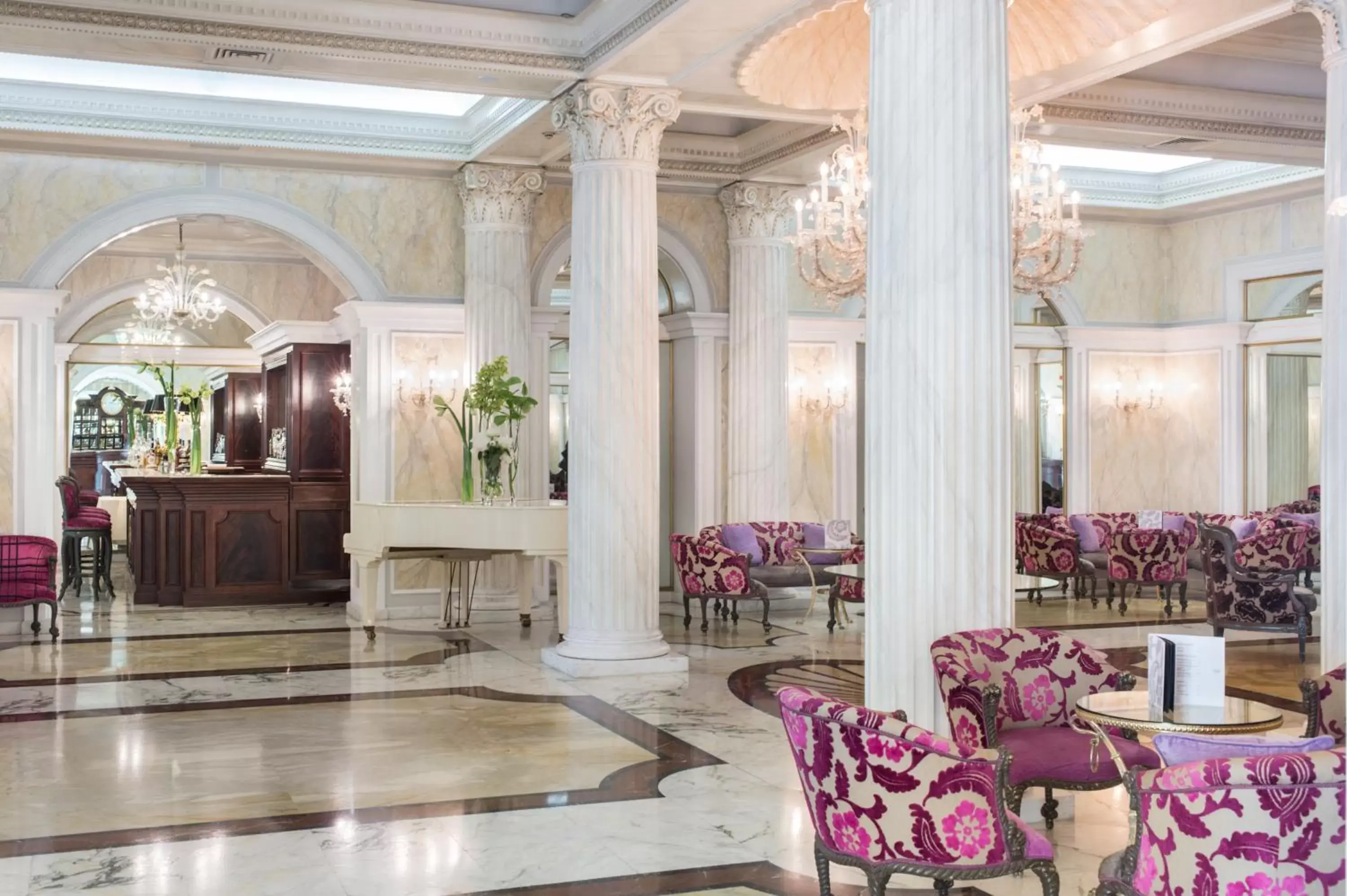 Lobby or reception in Grand Hotel Des Bains Lobby or reception in Grand Hotel Des Bains