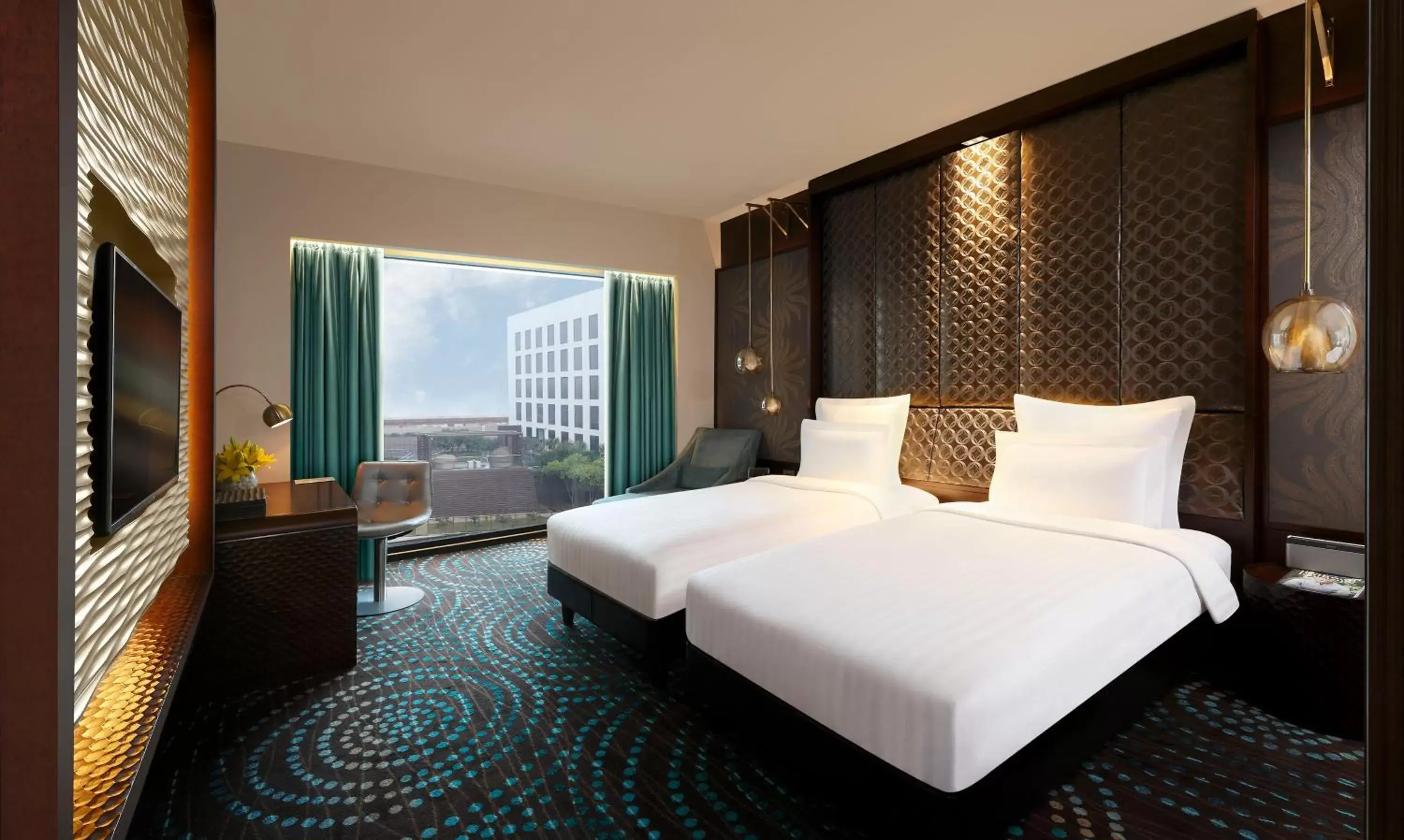 Bedroom, Bed in Pullman New Delhi Aerocity- International Airport