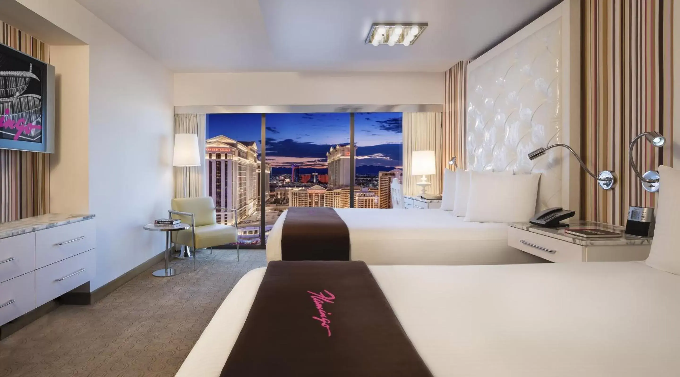 Go Room, 2 Queens, Strip View, Non-Smoking  in Paris Las Vegas Hotel & Casino