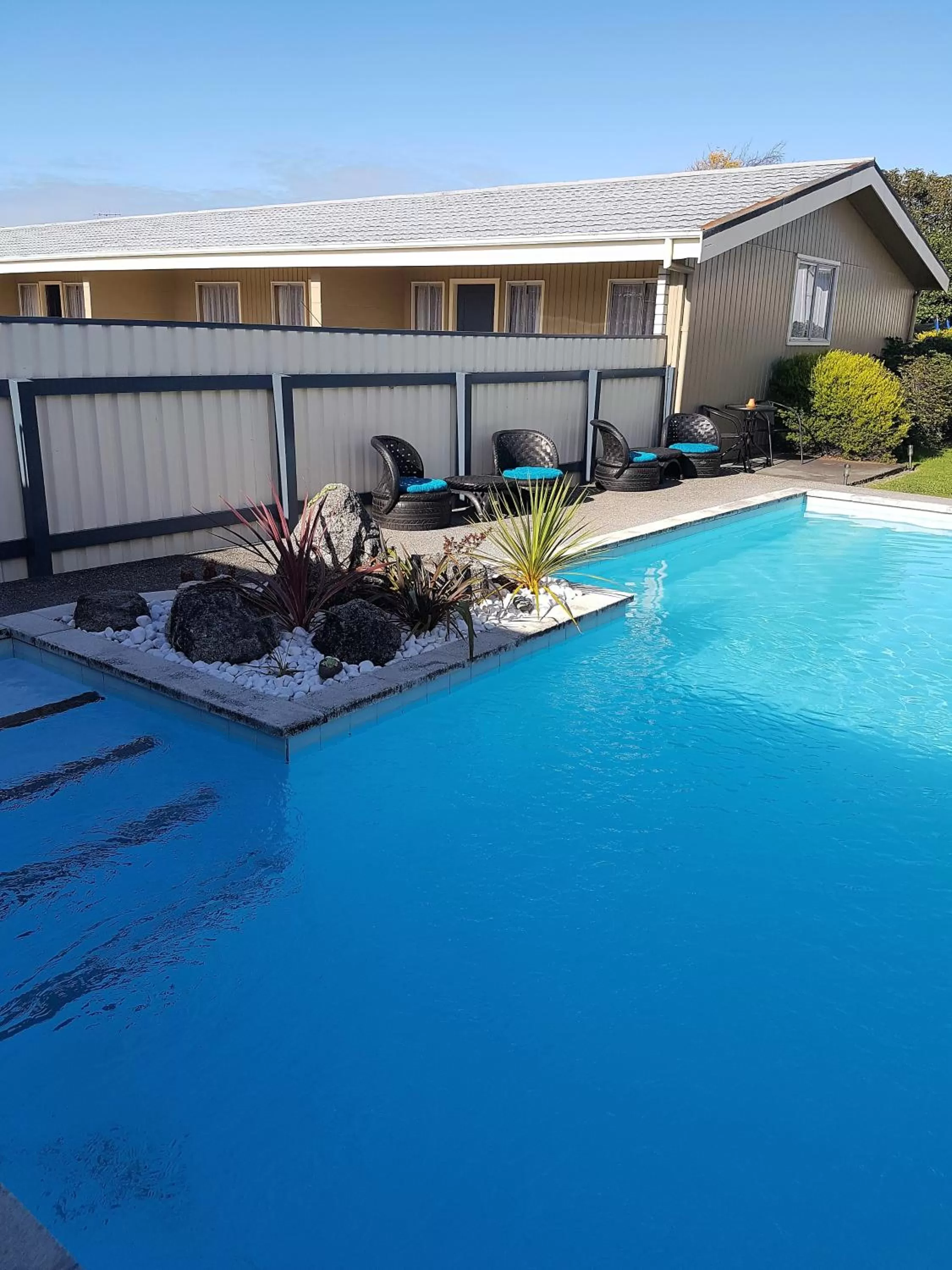 Swimming pool in Gardner Court Motel