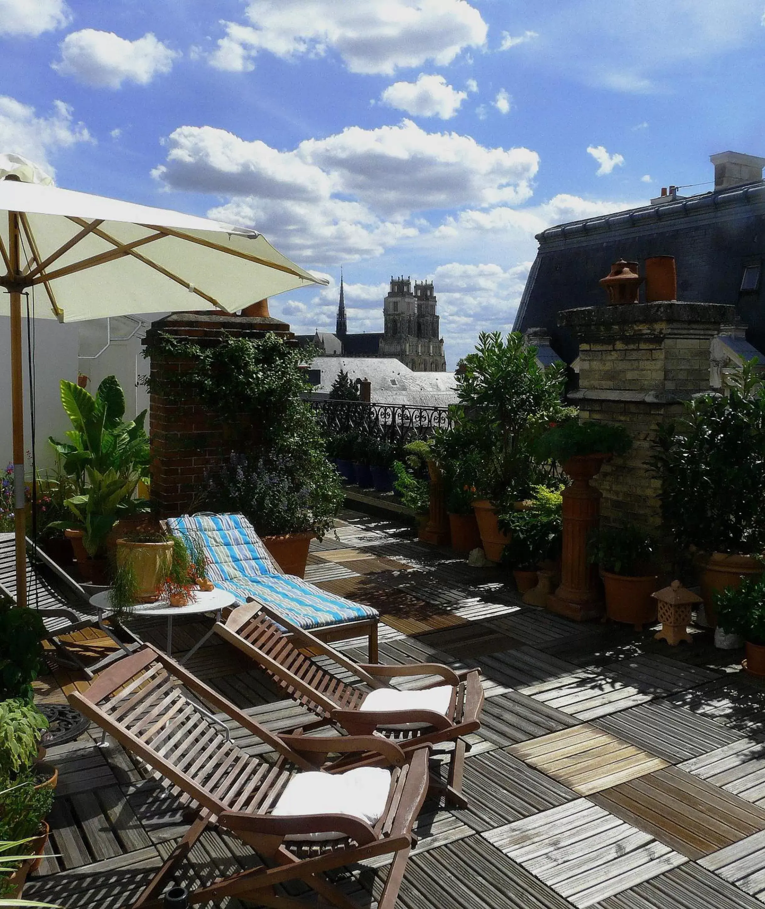 Solarium in Hôtel de l'Abeille