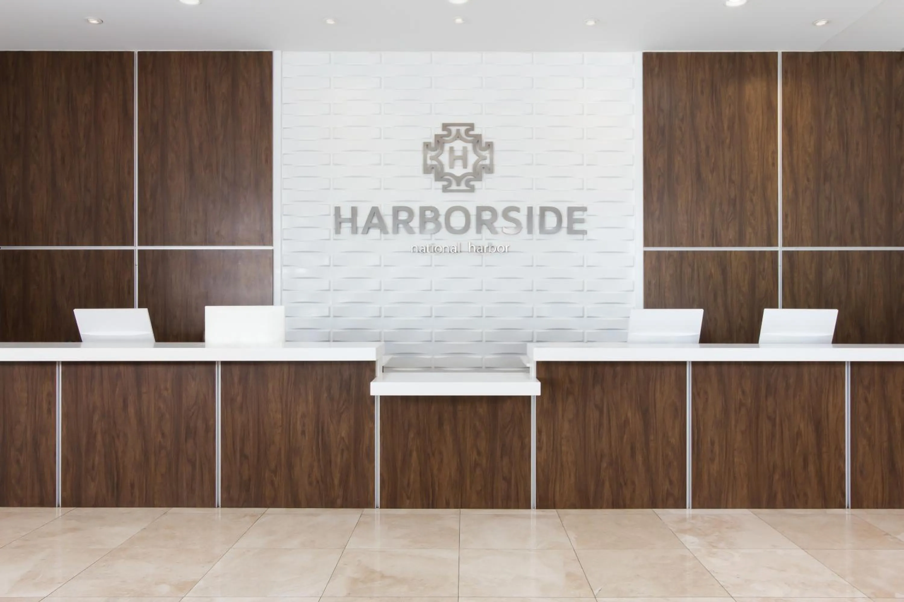 Property logo or sign in Harborside Hotel