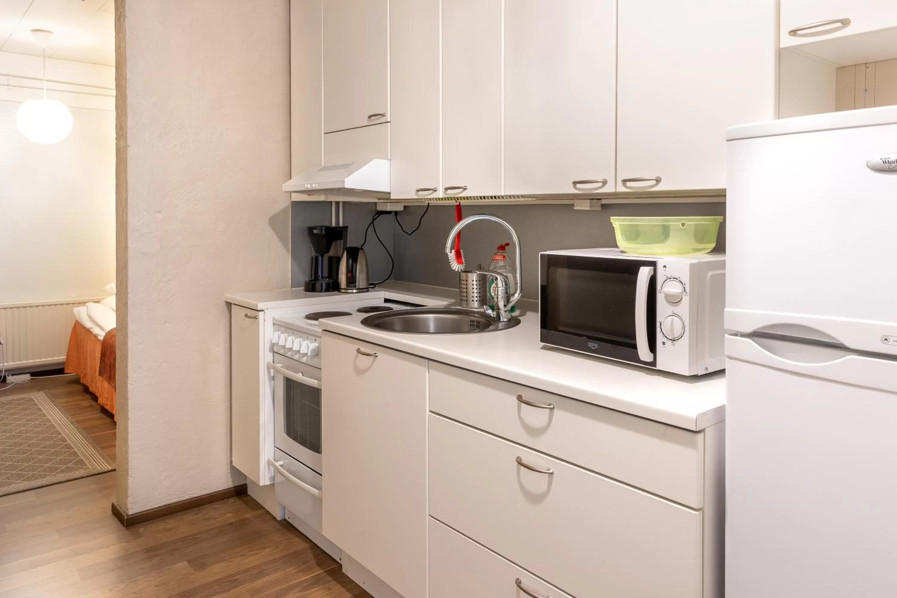 Kitchen or kitchenette in Hotel Kajaani