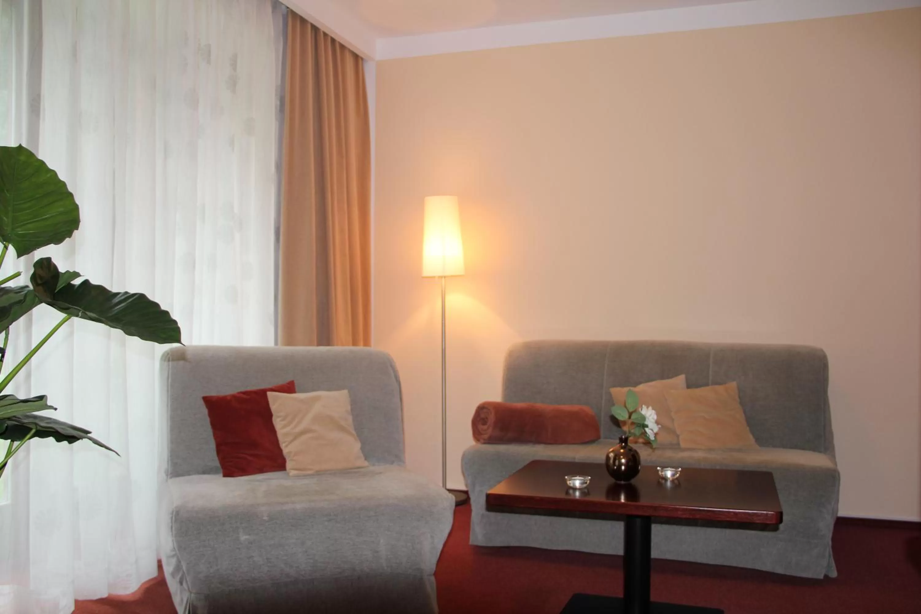 Seating area in Hotel Cvilín