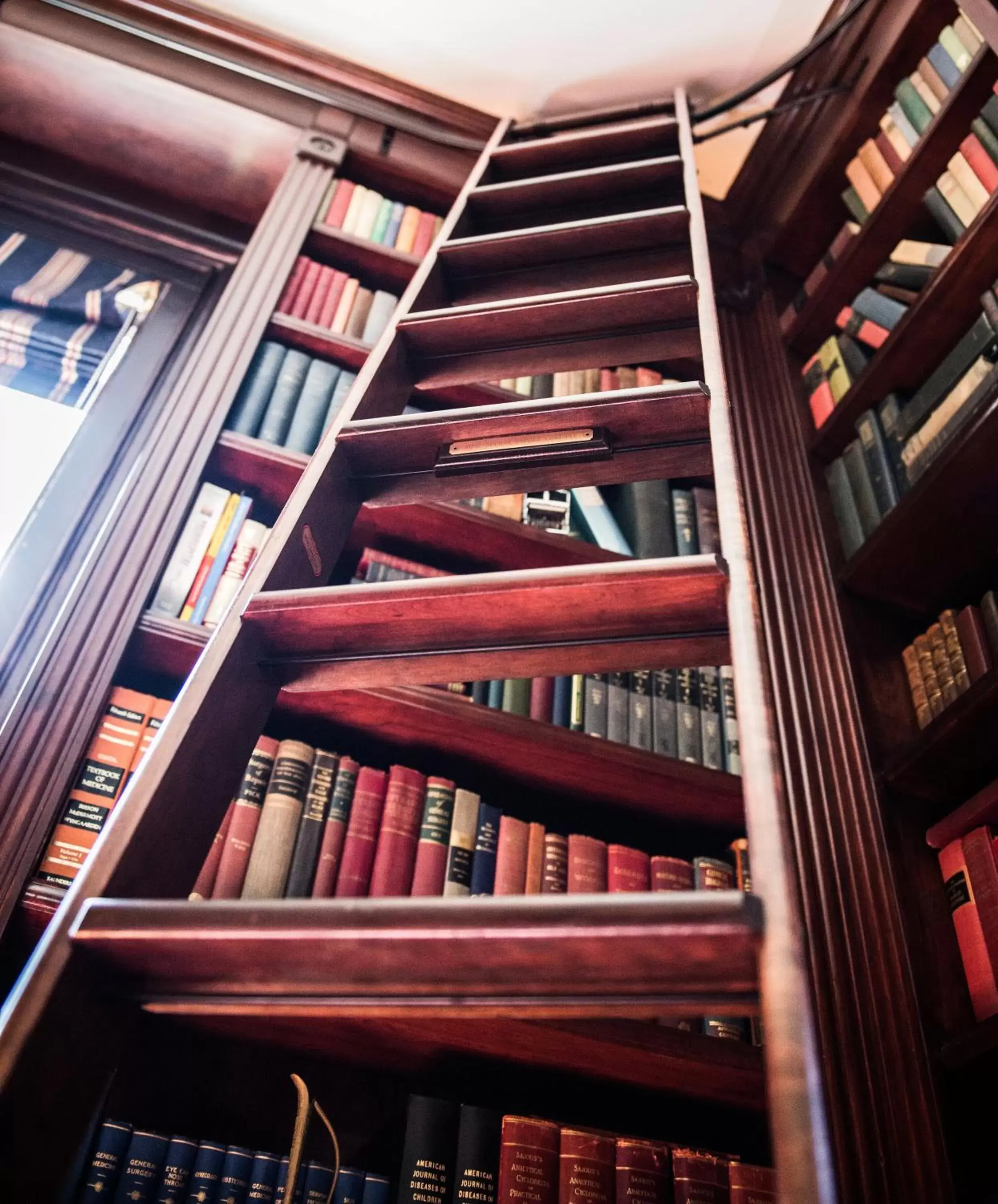 Library in The Bevin House B&B