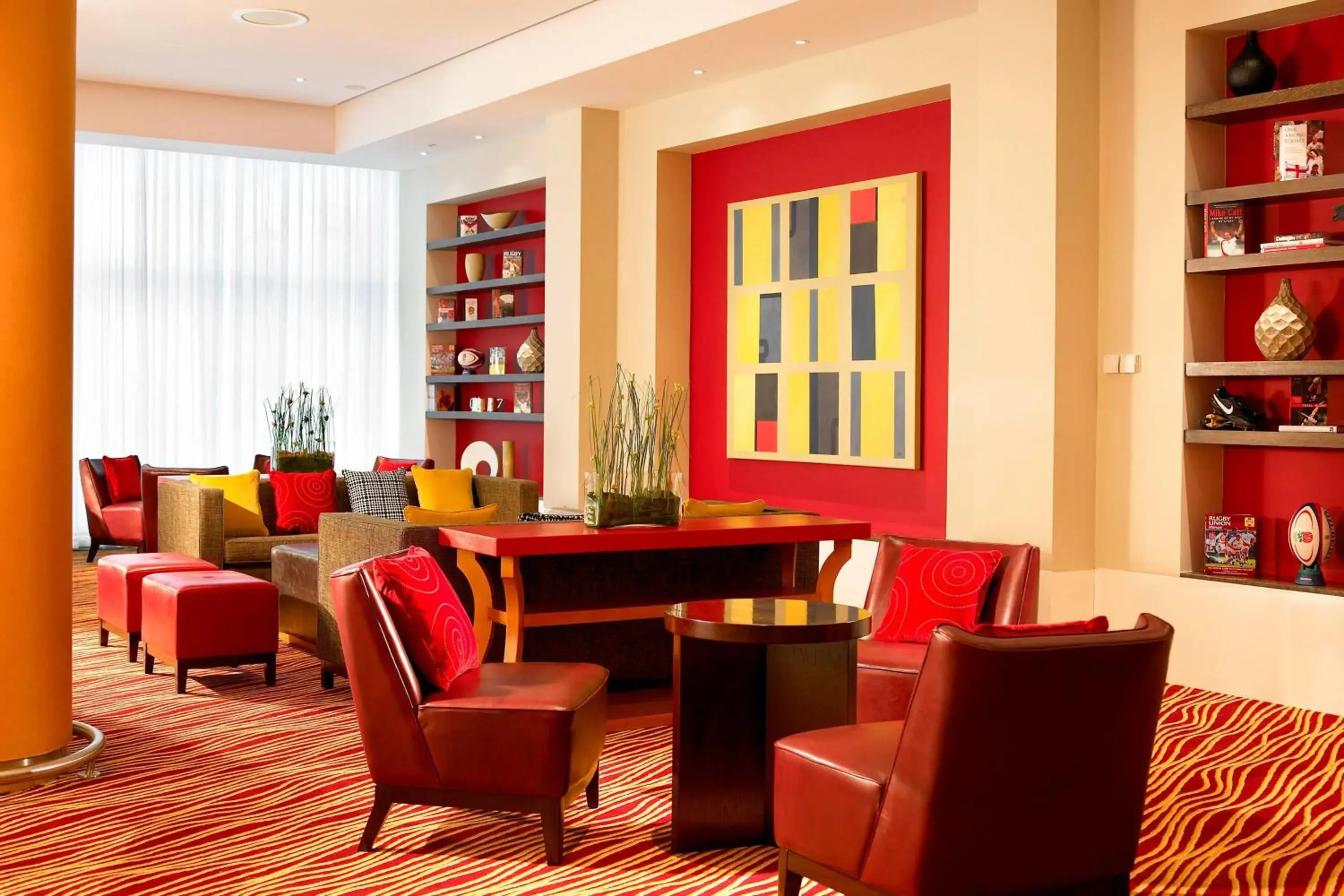 Lobby or reception in London Marriott Hotel Twickenham