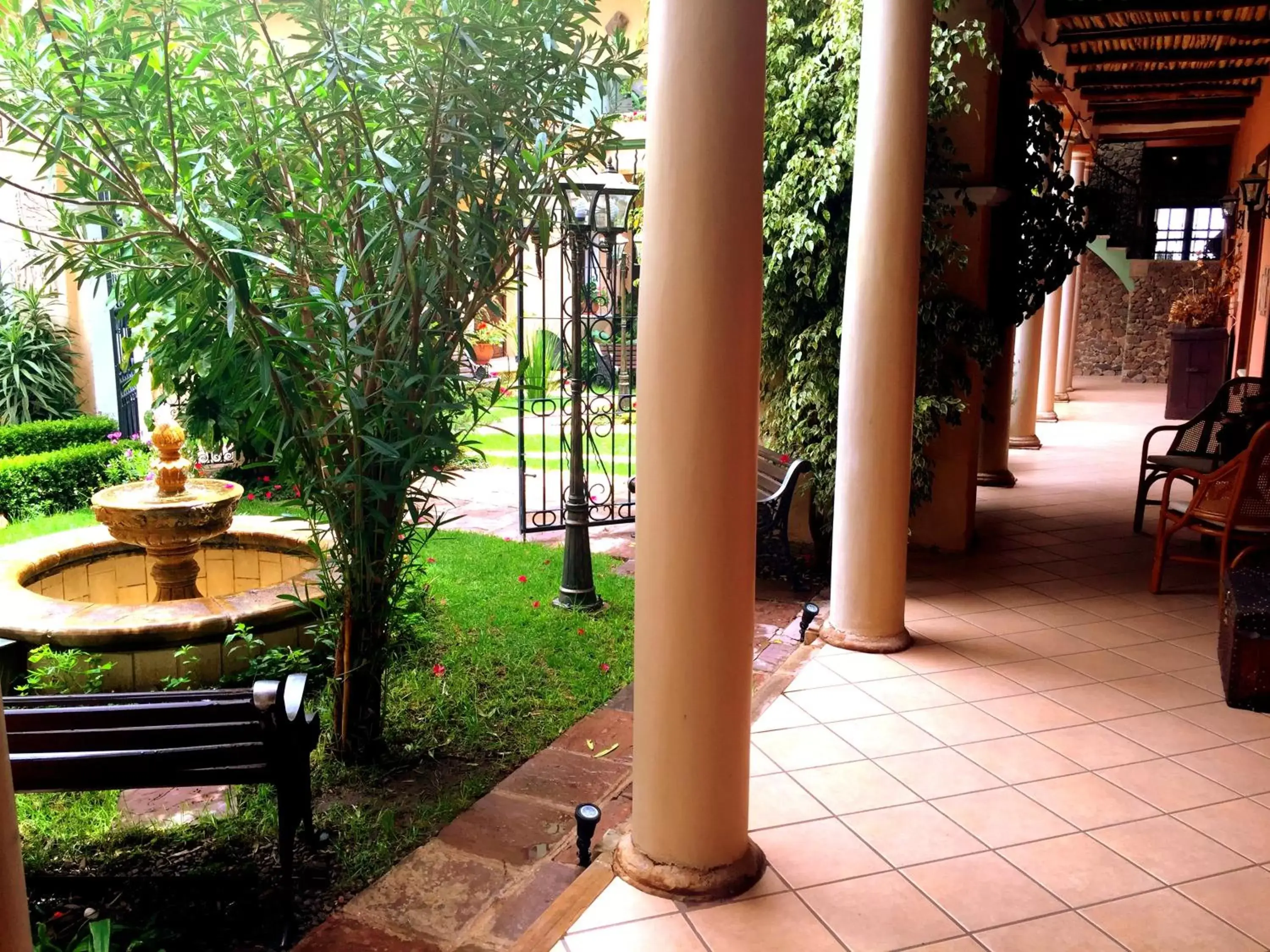 Patio in Mi Pueblo Samary Hotel Boutique