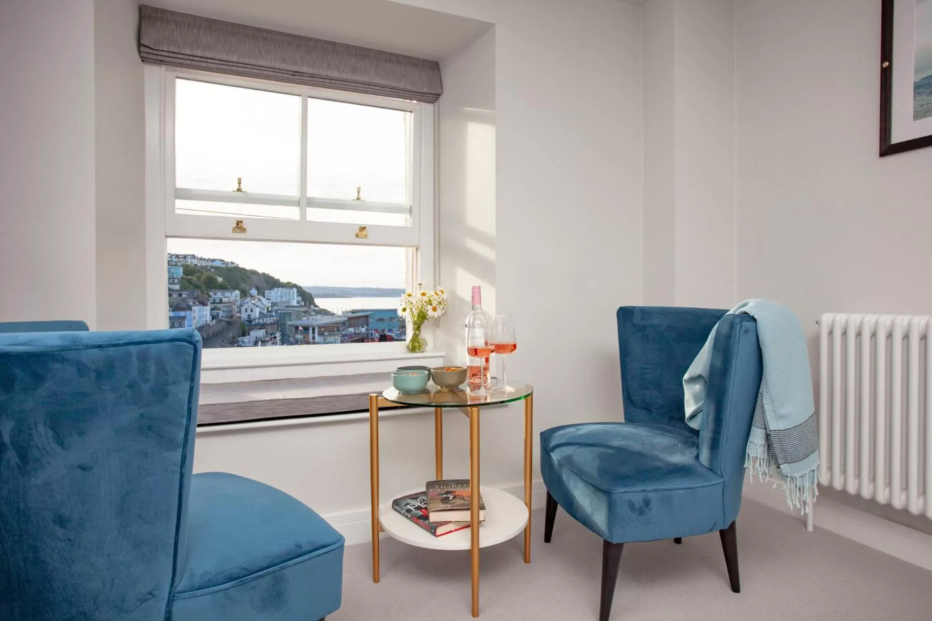 Seating Area in Golden Vanity, Maritime Suites, Brixham