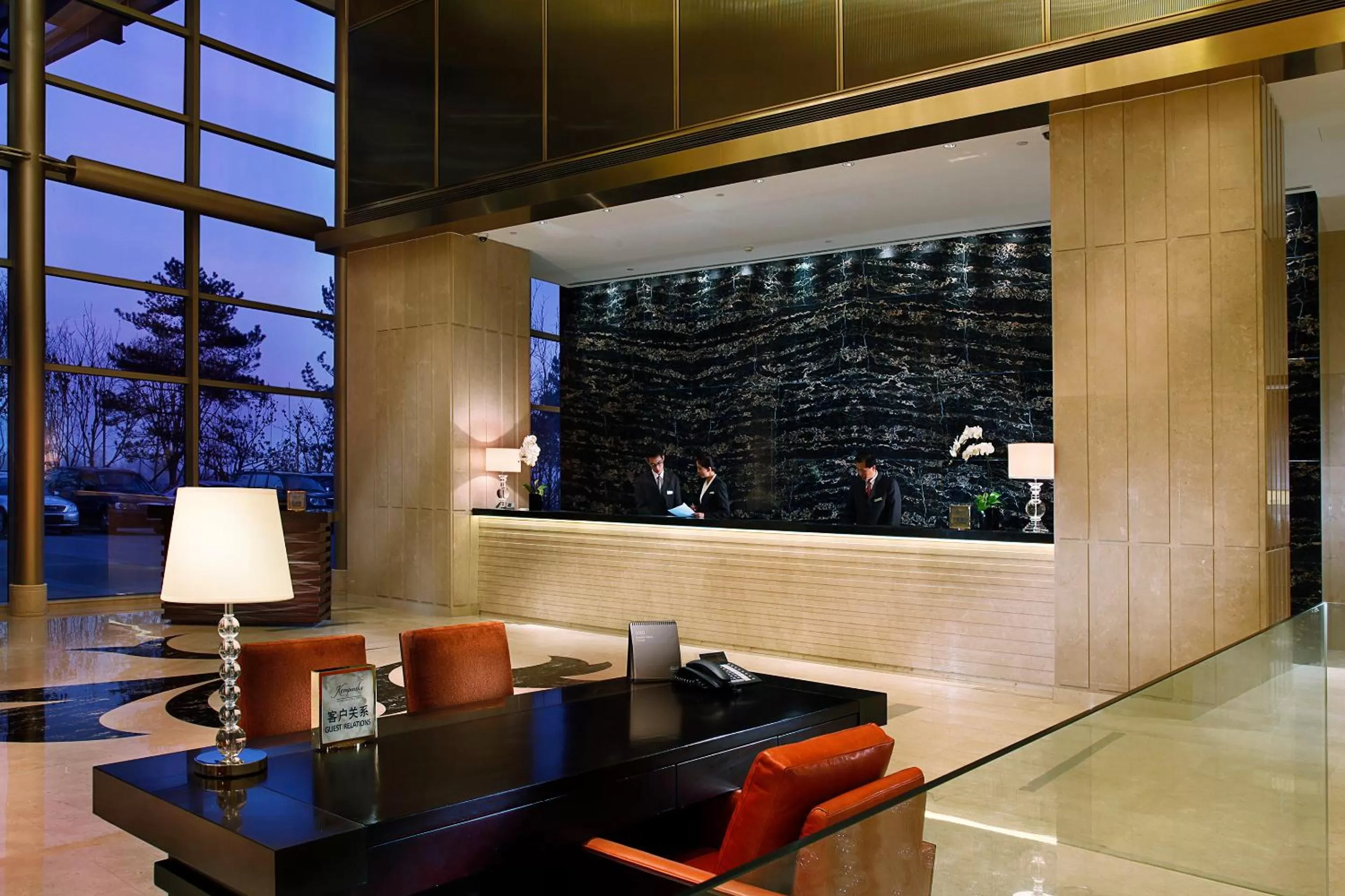 Lobby or reception in Kempinski Hotel Yinchuan