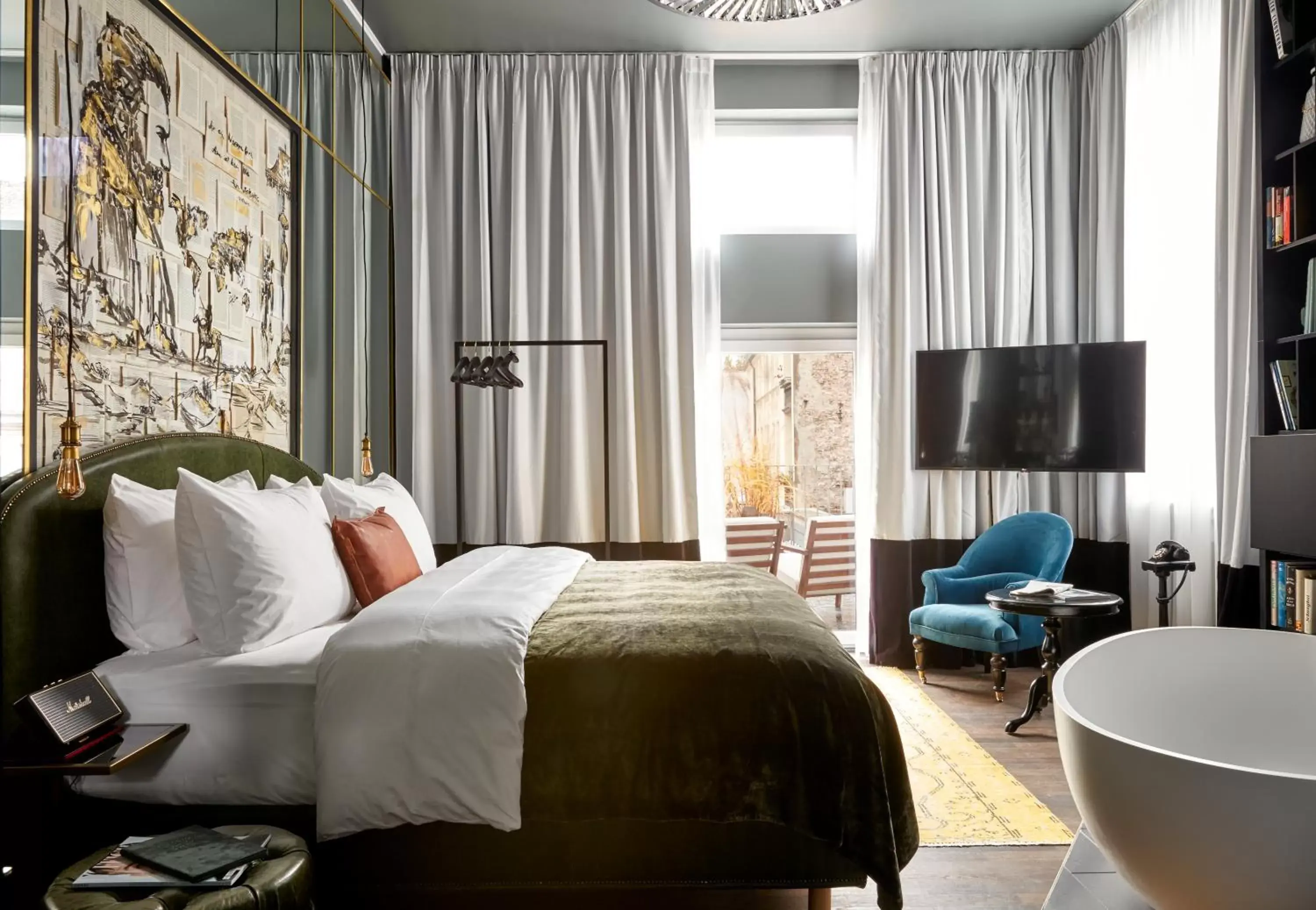 Photo of the whole room in Sir Savigny Hotel, Berlin, a Member of Design Hotels