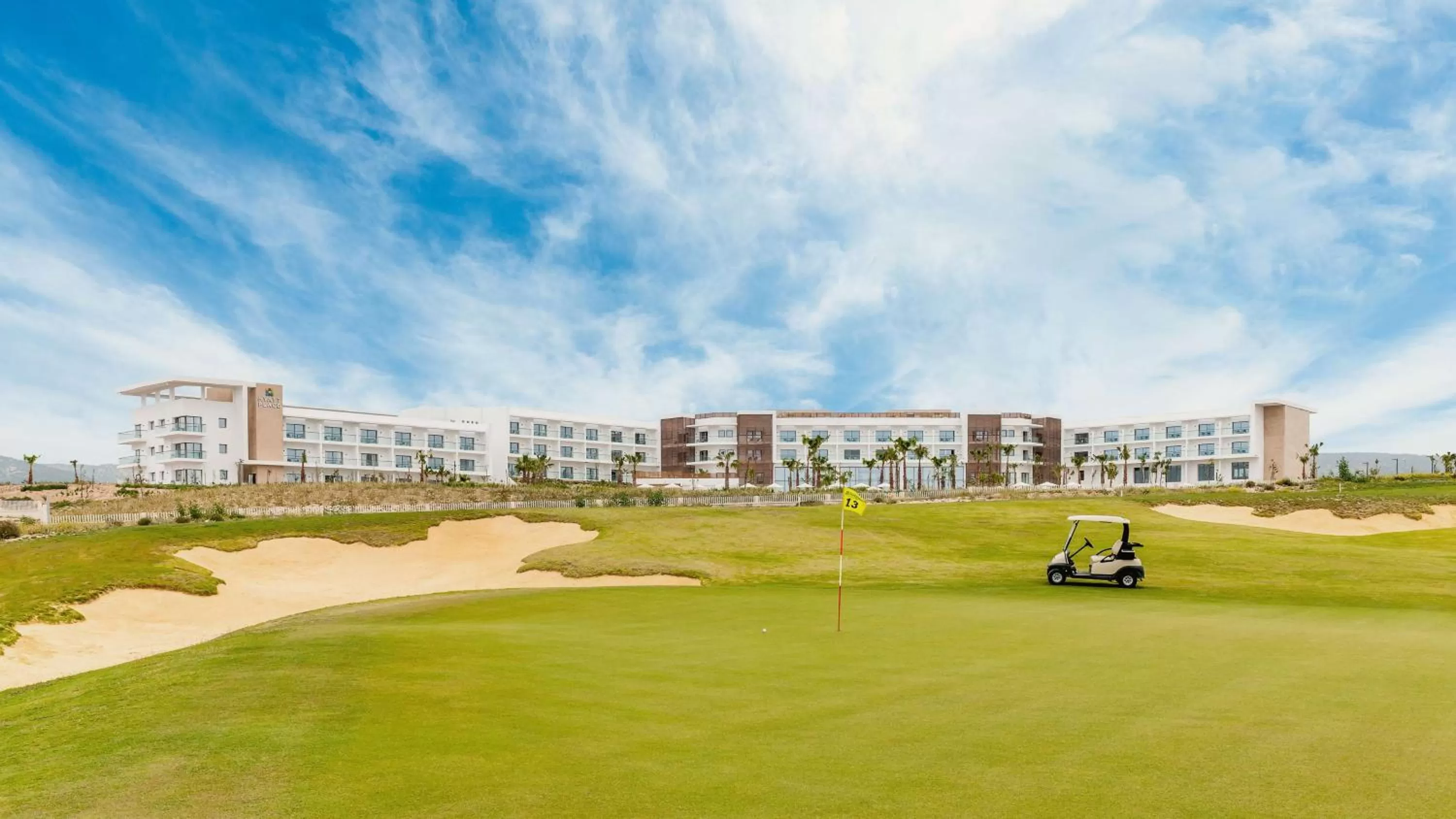 Golfcourse in Hyatt Place Taghazout Bay