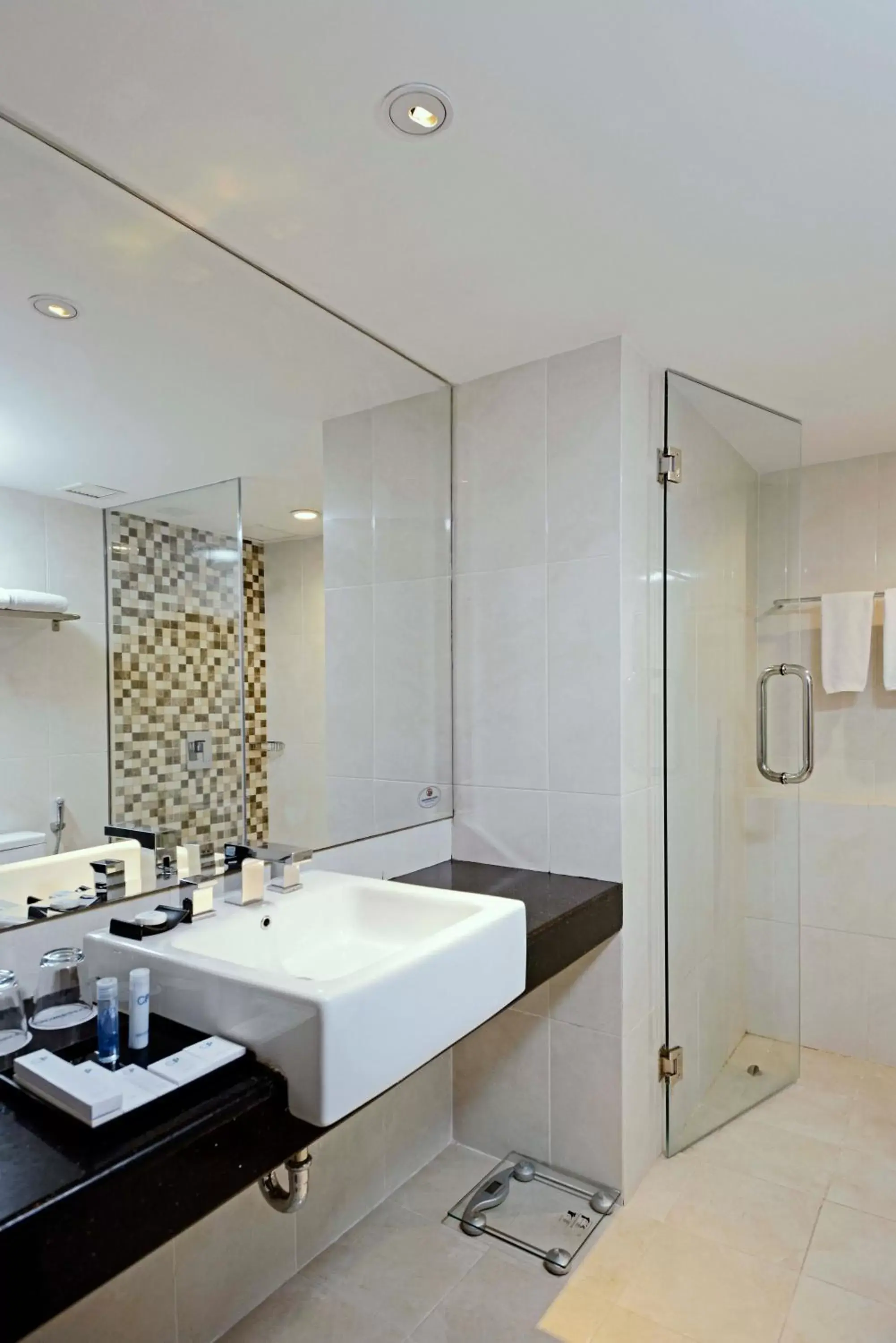 Bathroom in CROWN PRINCE Hotel Surabaya Managed by Midtown Indonesia