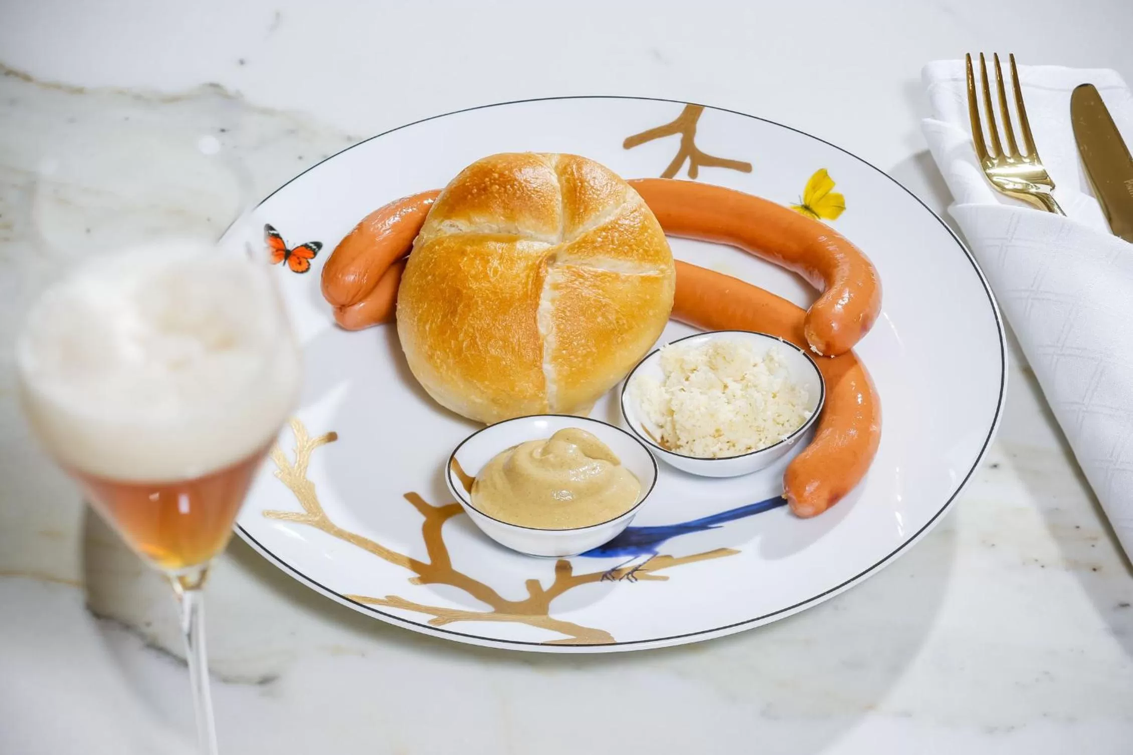 Food close-up in Boutiquehotel Das Tyrol