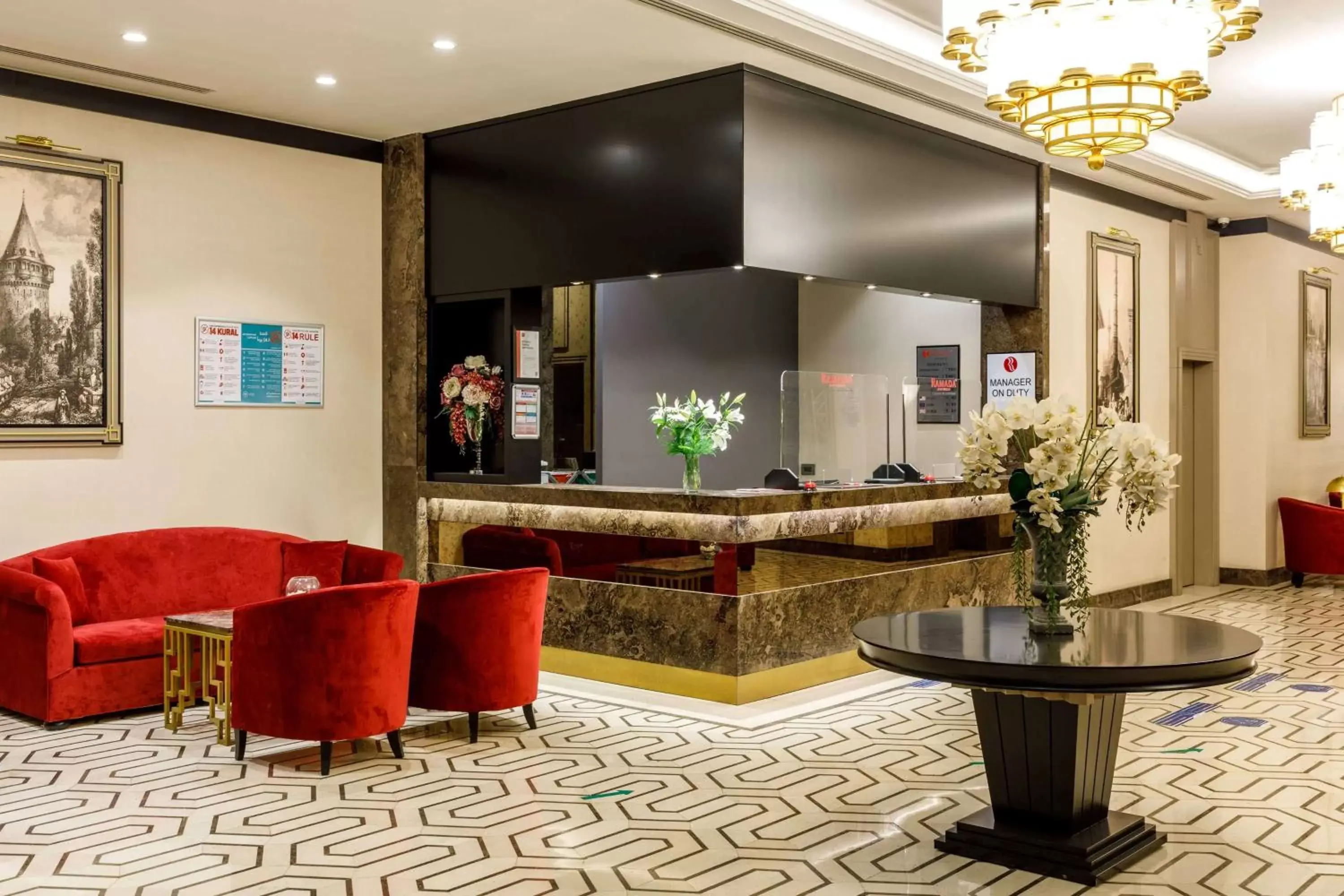 Lobby or reception in Ramada by Wyndham Istanbul Golden Horn