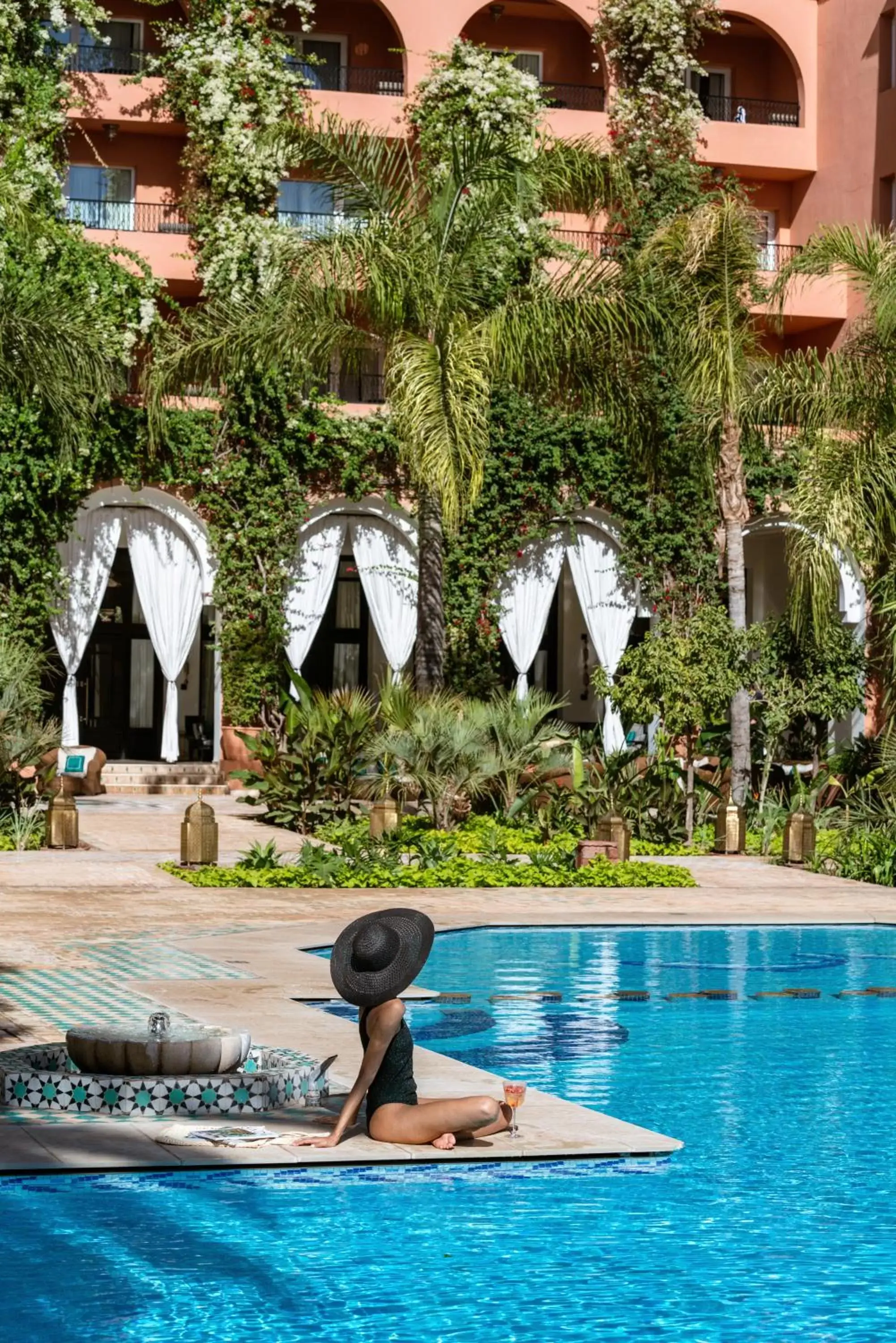 Swimming Pool in Sofitel Marrakech Lounge and Spa