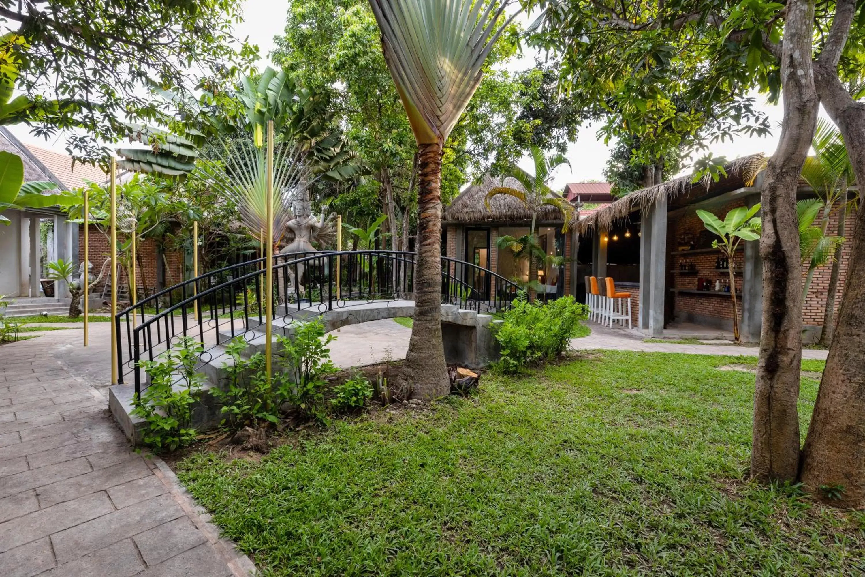 Garden in Maison Gen Angkor