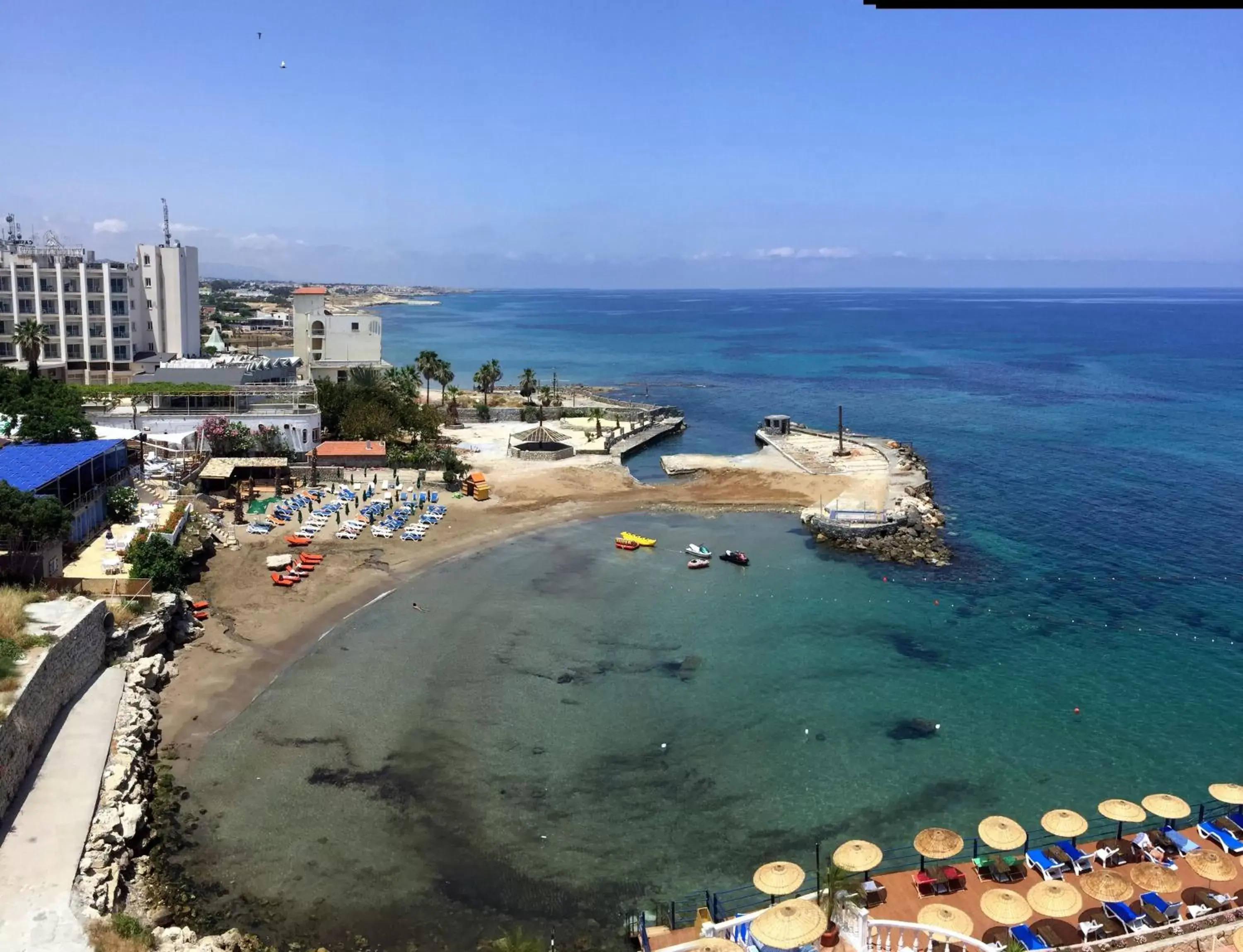 Beach, Bird's-eye View in Manolya Hotel