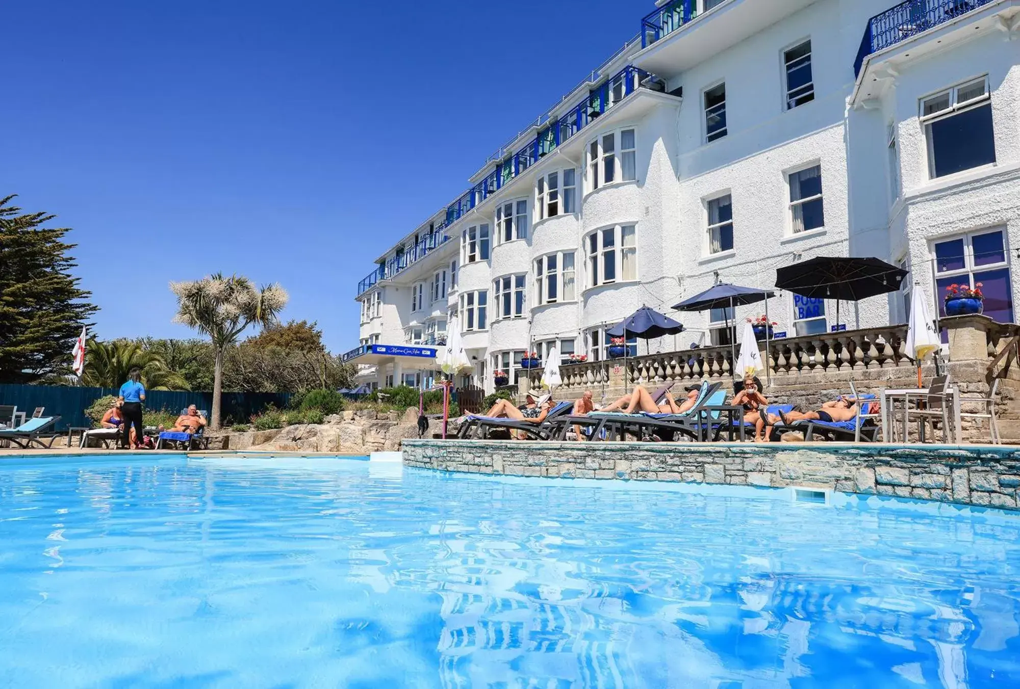 Swimming pool, Property Building in Marsham Court Hotel