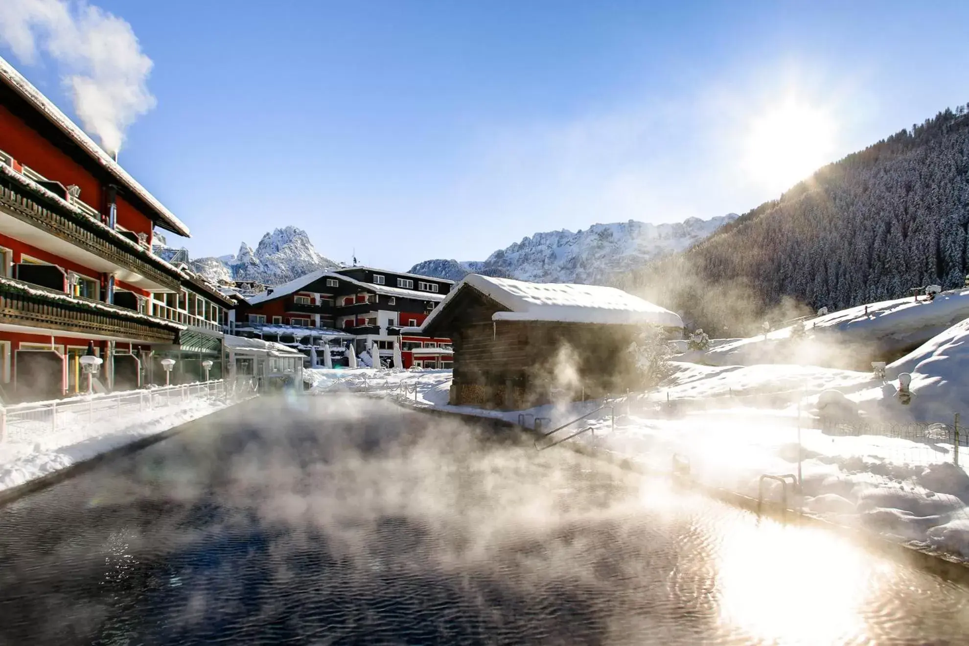 Garden view, Winter in Hotel Alpenroyal - The Leading Hotels of the World