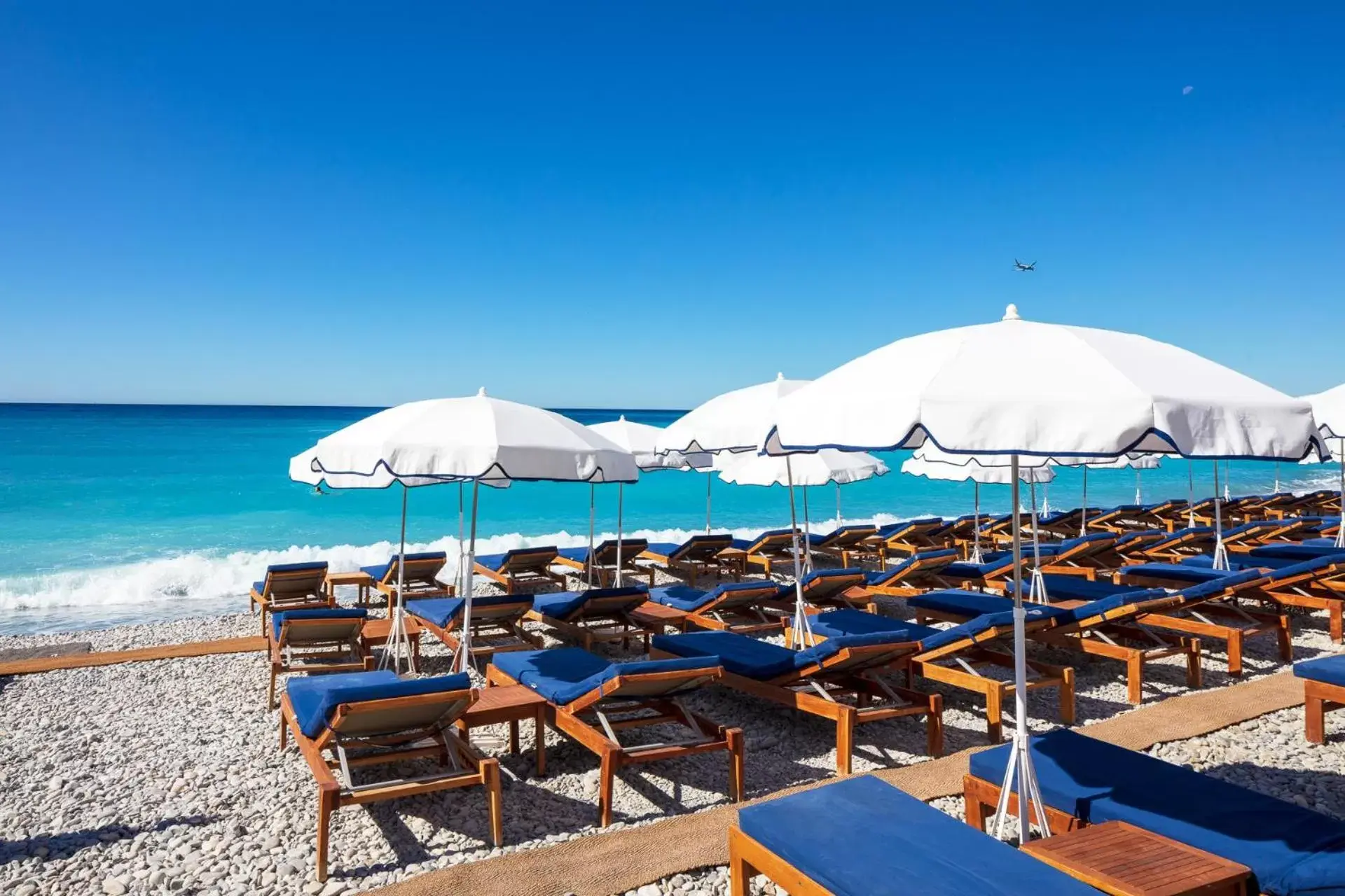 Beach in Hotel Beau Rivage