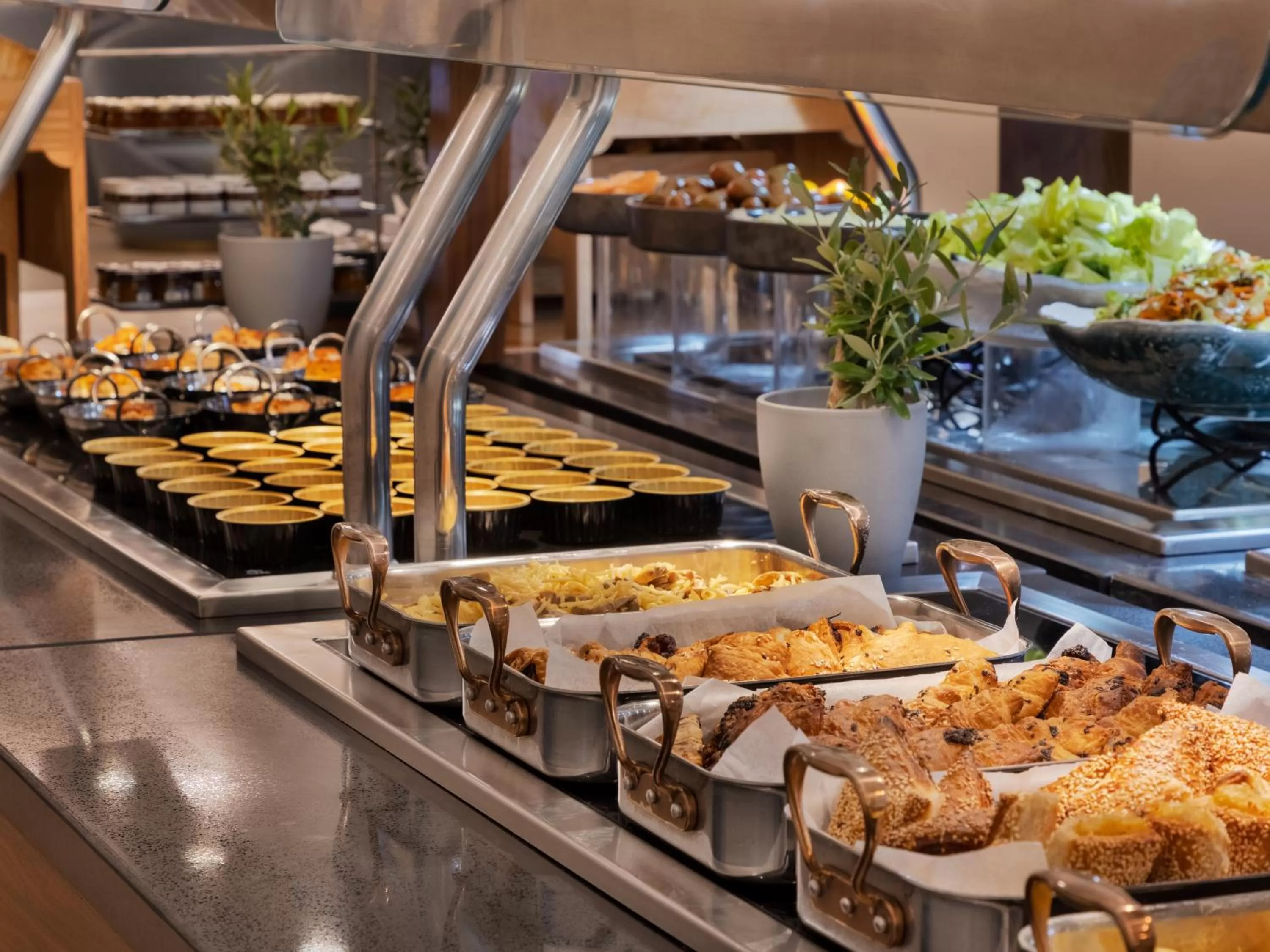 Buffet breakfast in Herbert Samuel Opera Tel Aviv