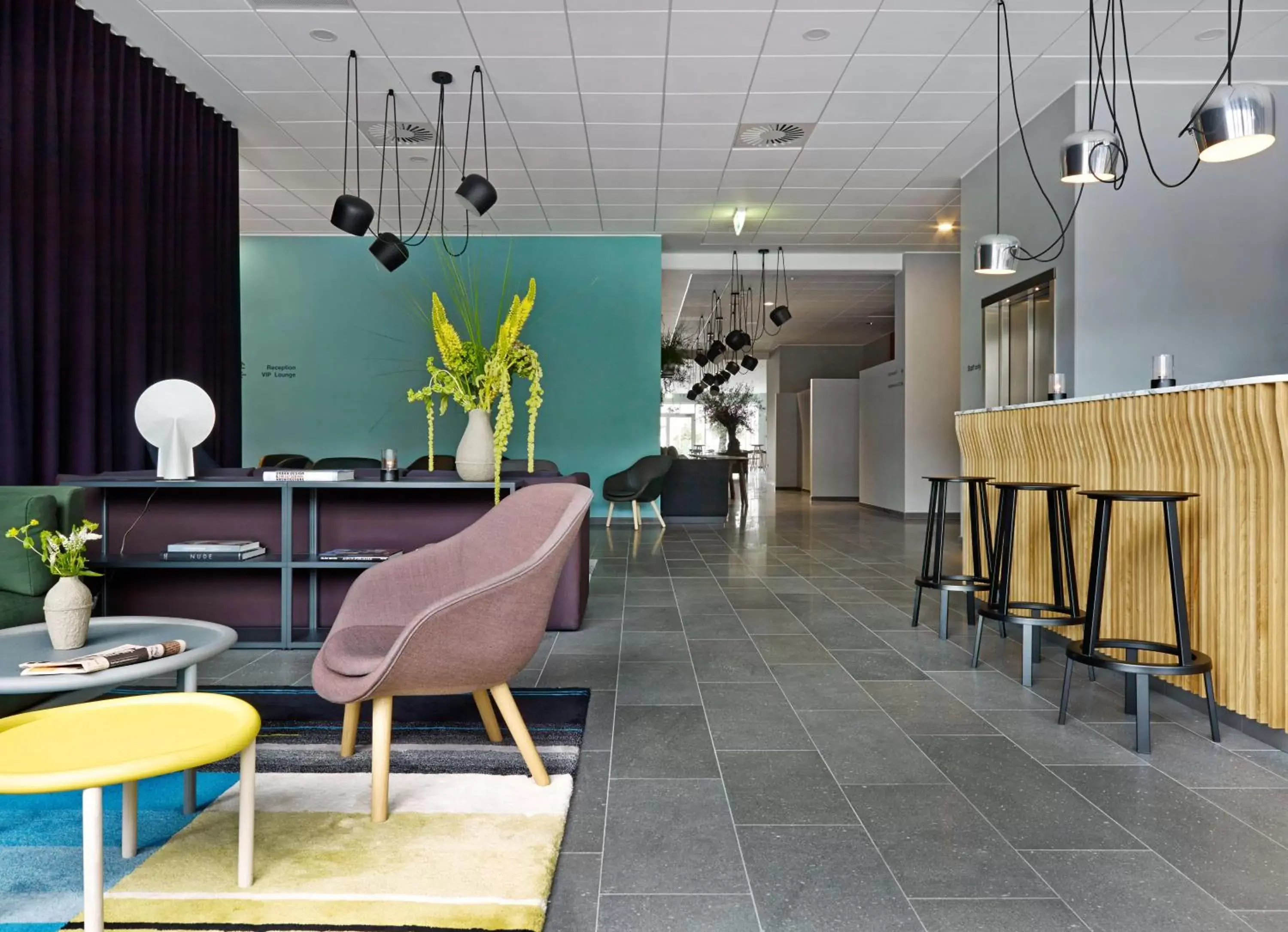 Lounge or bar, Restaurant/Places to Eat in Comwell Aarhus Dolce by Wyndham