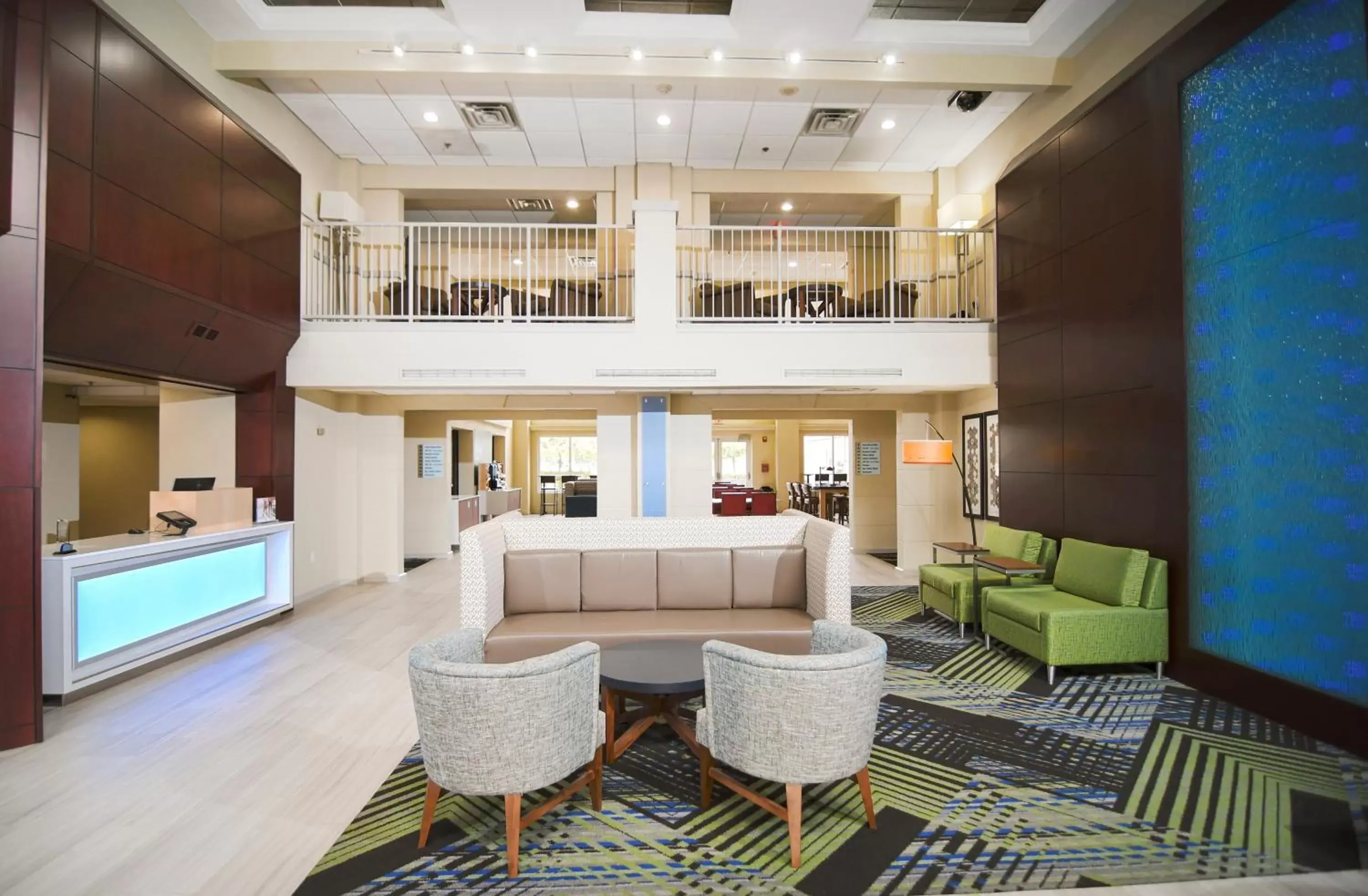 Property building, Seating Area in Holiday Inn Express Hotel & Suites Port Clinton-Catawba Island, an IHG Hotel