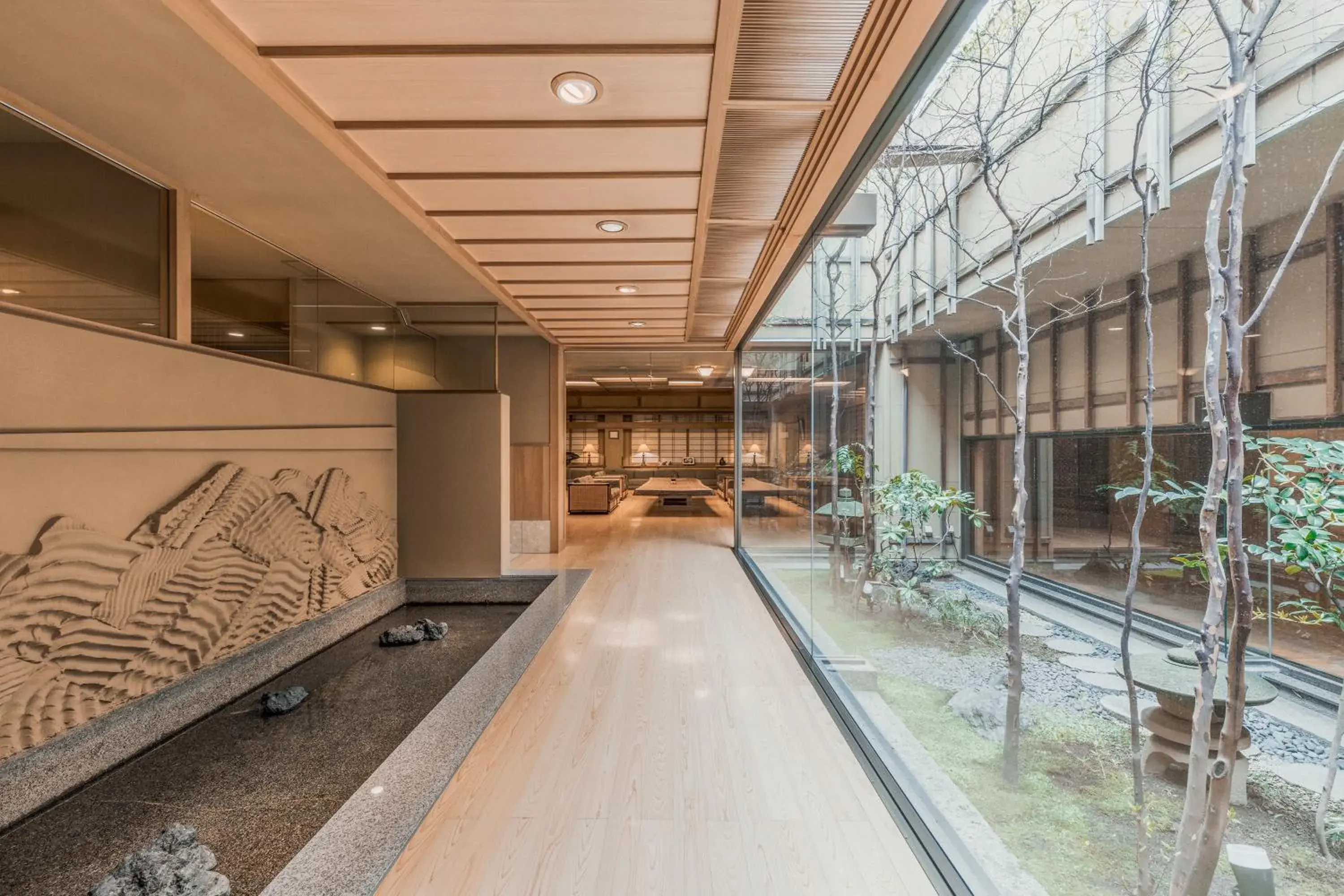 Garden, Swimming Pool in Wakamatsu Hot Spring Resort