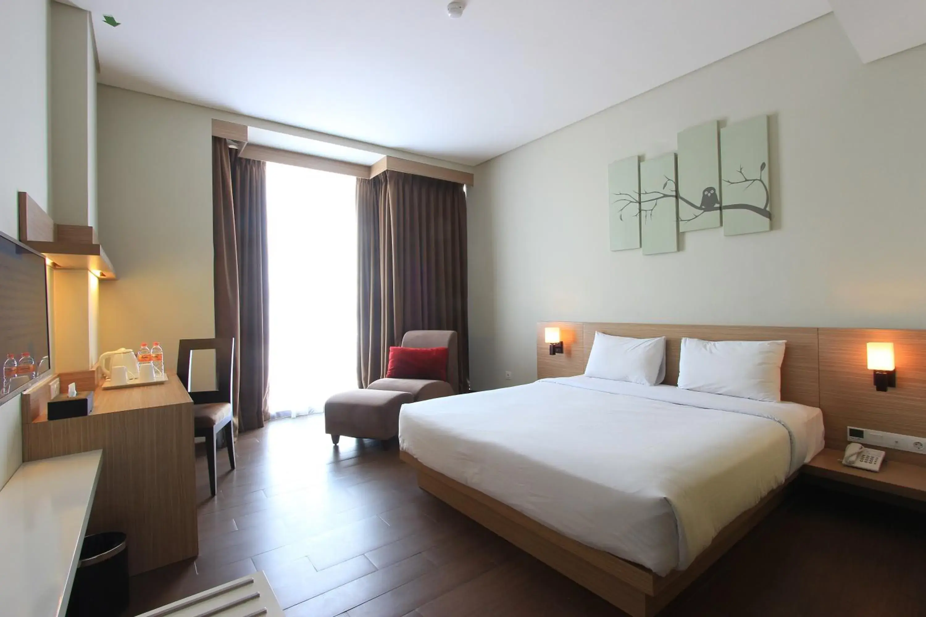 Bed in De'Rain Hotel Bandung