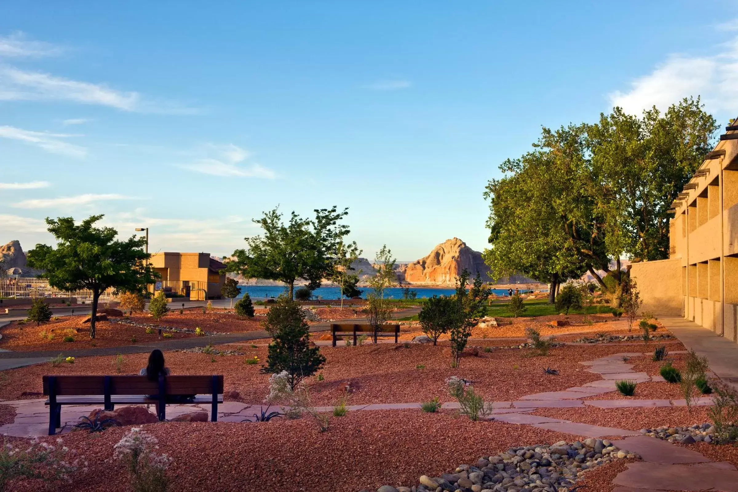 Facade/entrance in Lake Powell Resort Facade/entrance in Lake Powell Resort