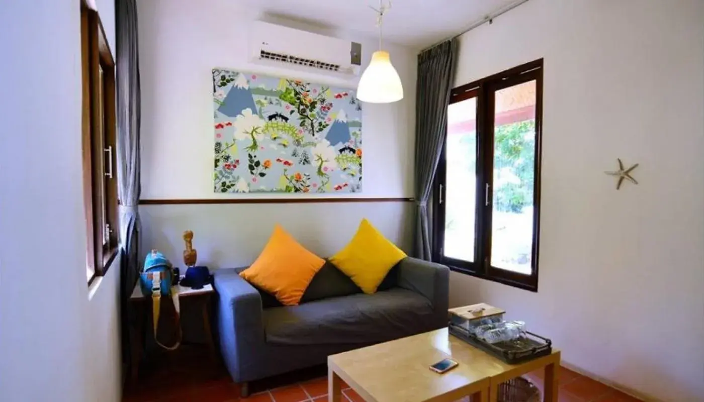 Living room, Seating Area in Koh Munnork Private Island