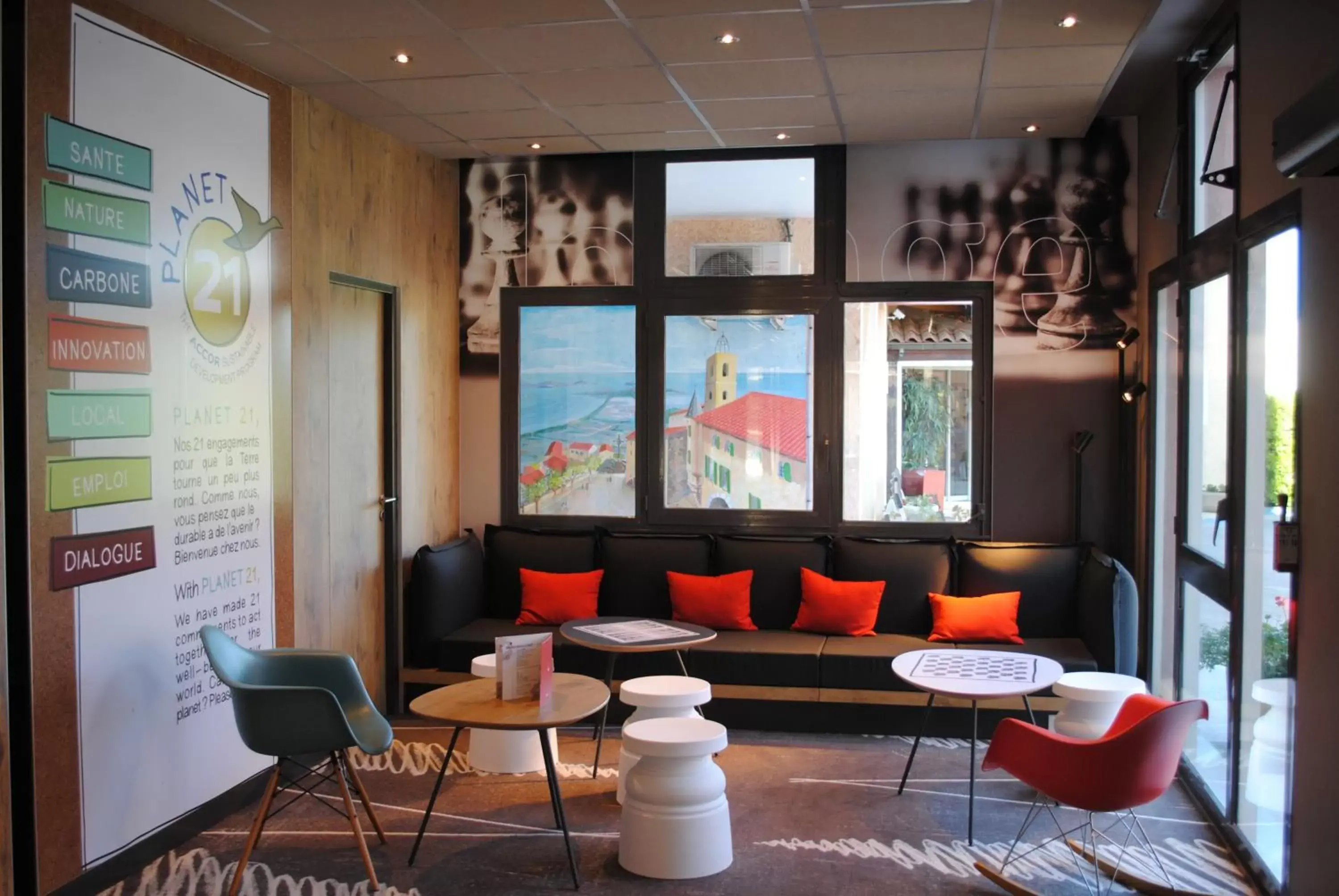 Lobby or reception, Lounge/Bar in ibis Hyeres Centre