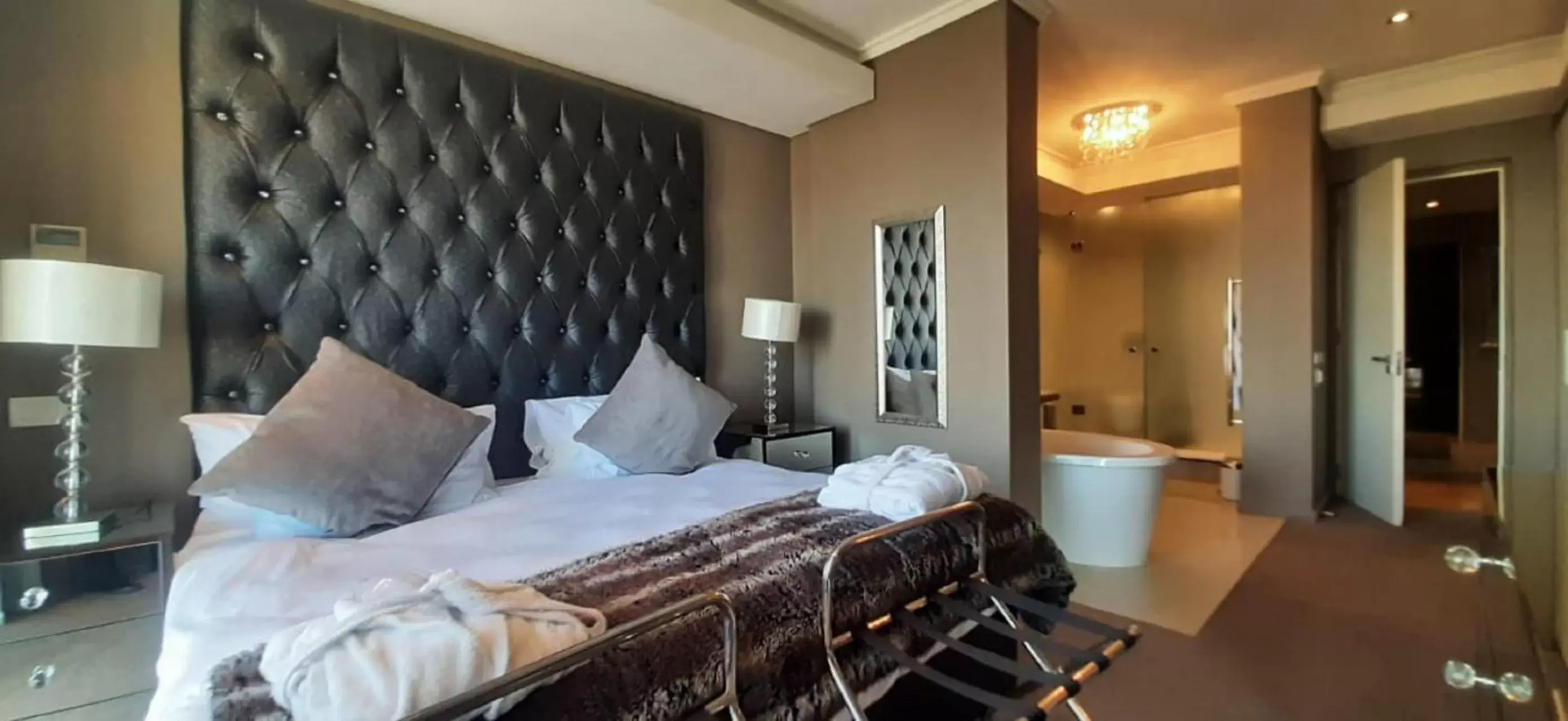 Bed in The Residences at Crystal Towers