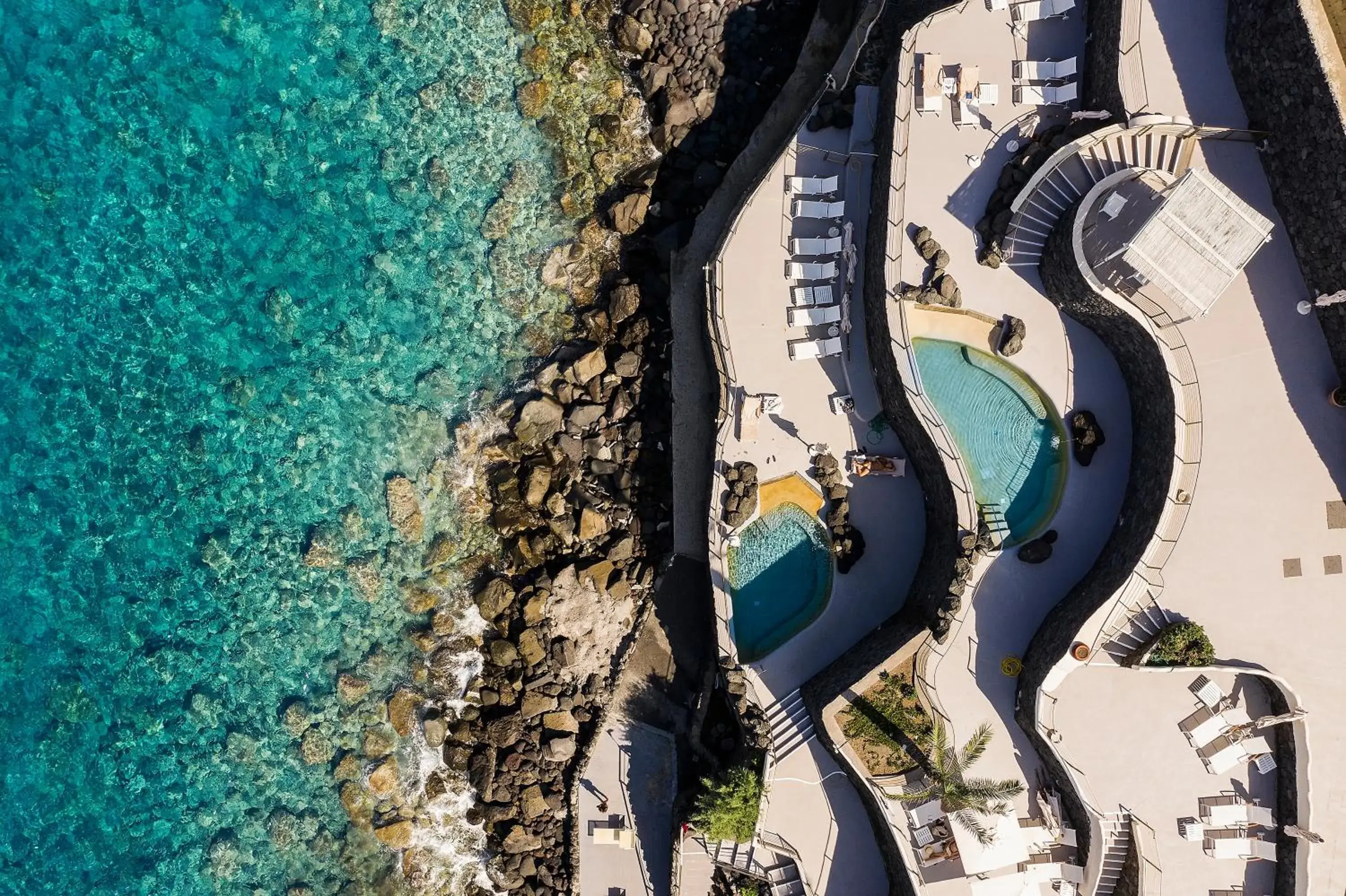 Bird's-eye View in Therasia Resort Sea and SPA
