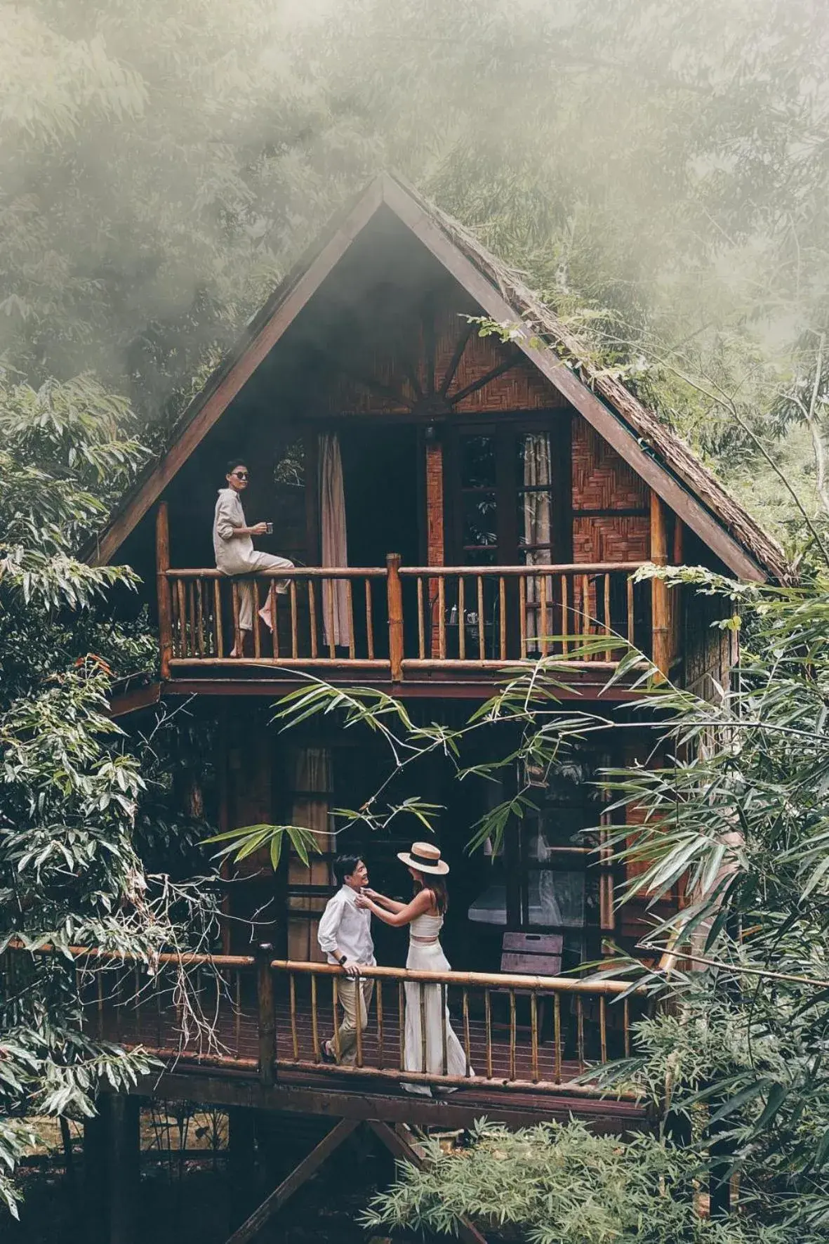 Patio, Property Building in Our Jungle Camp - Eco Resort SHA Certified