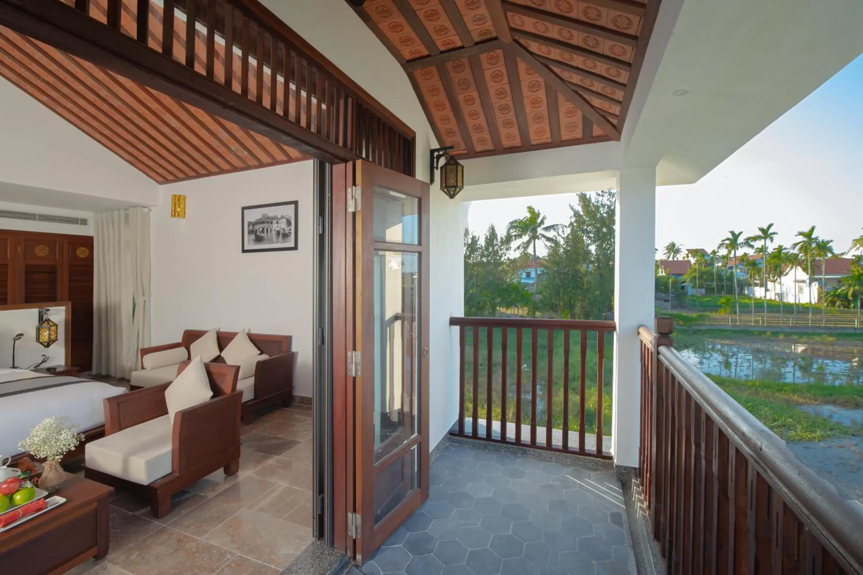 Balcony/Terrace in Legacy Hoi An Resort - formerly Ancient House Village Resort & Spa