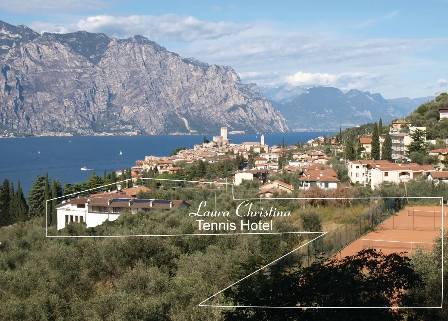 Bird's eye view in Hotel Laura Christina