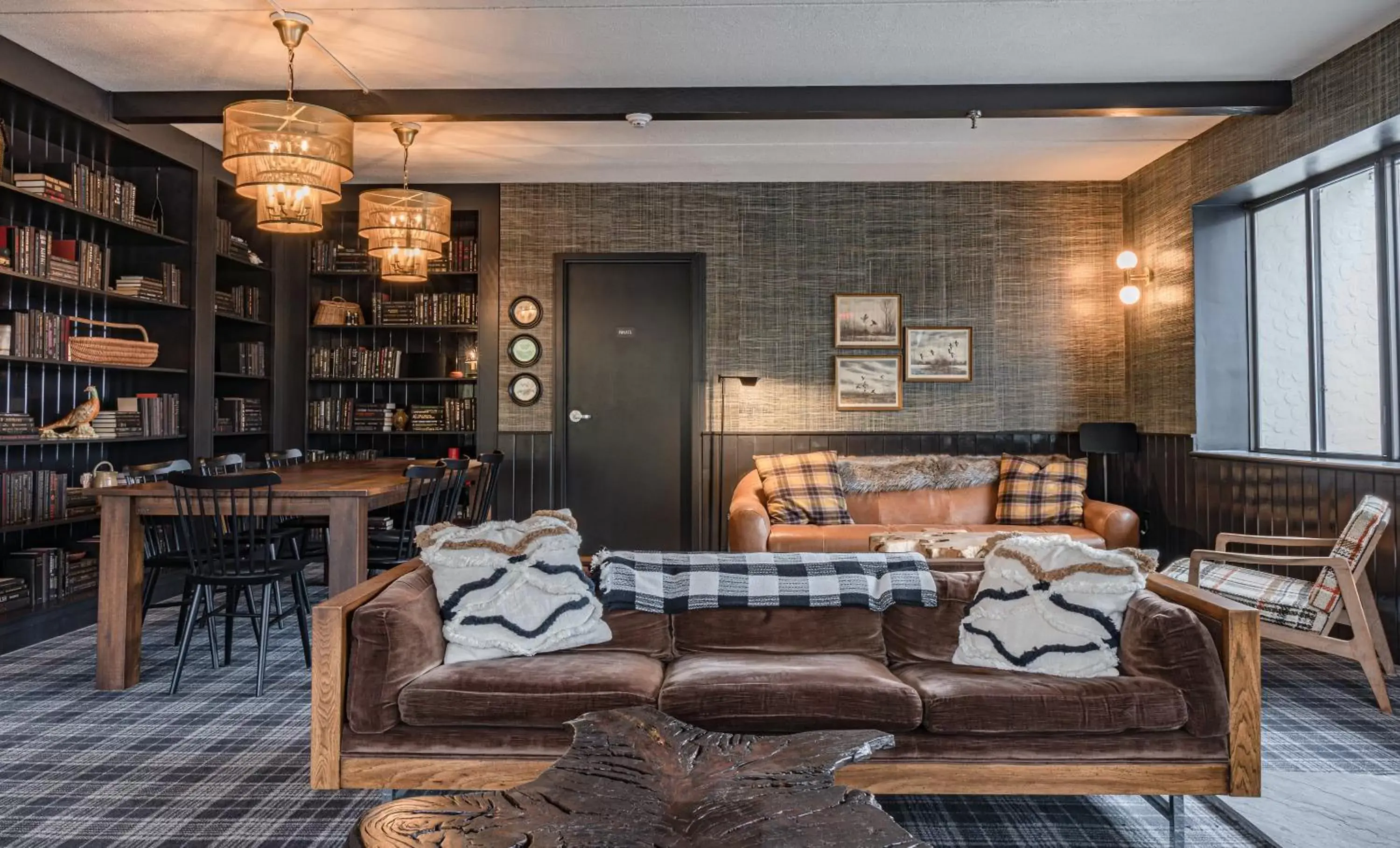 Lobby or reception in Hunter Lodge, a Bluebird by Lark Lobby or reception in Hunter Lodge, a Bluebird by Lark