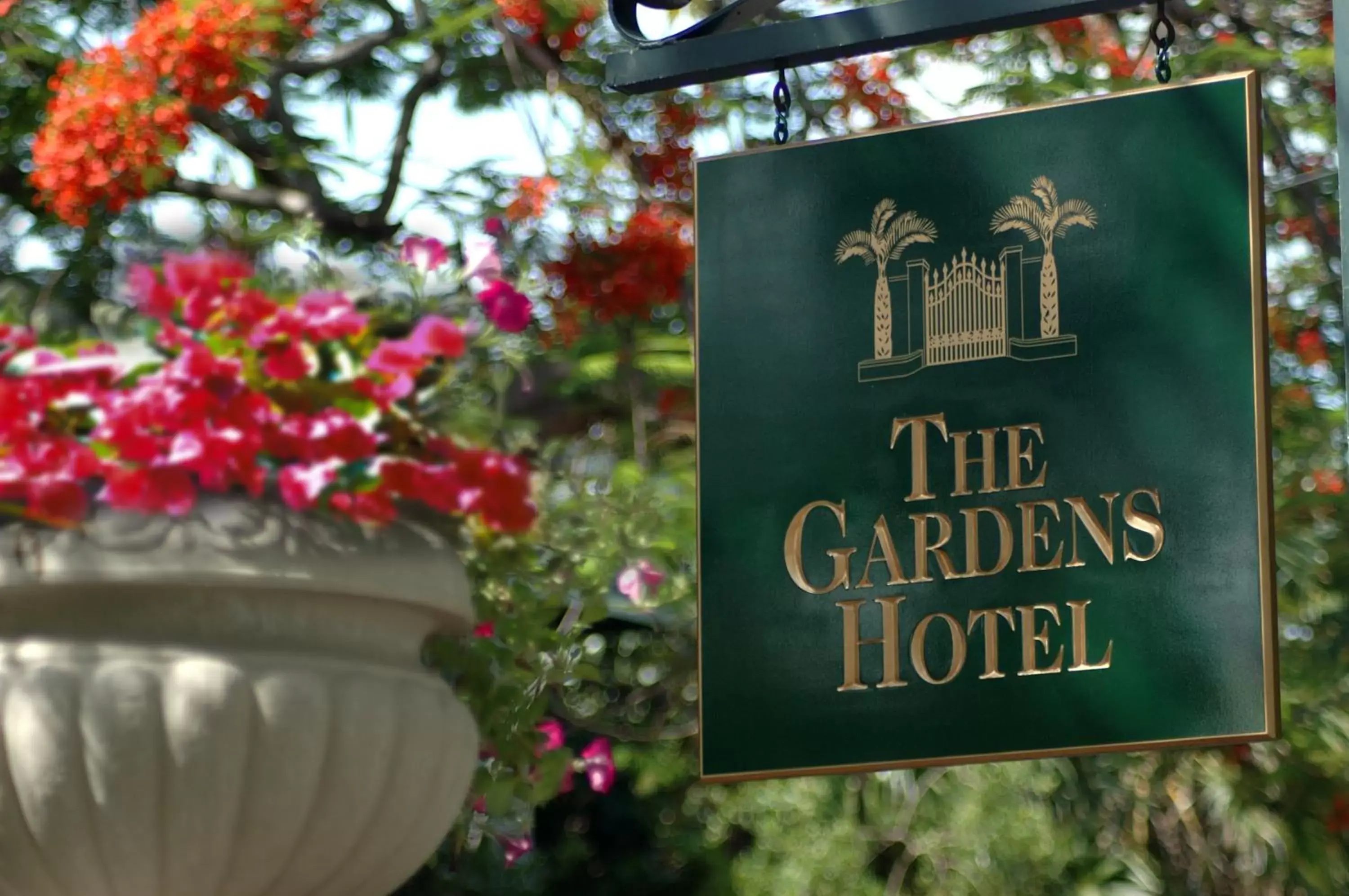 Decorative detail, Property Logo/Sign in The Gardens Hotel