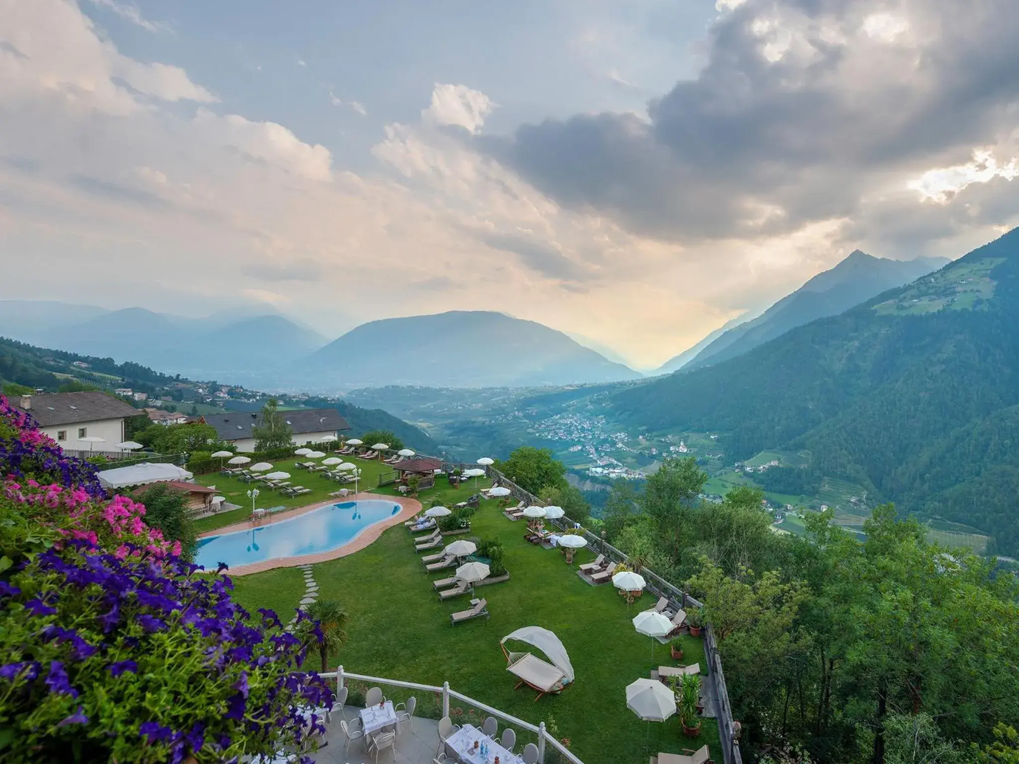 View (from property/room), Bird's-eye View in Der Verdinser Hof