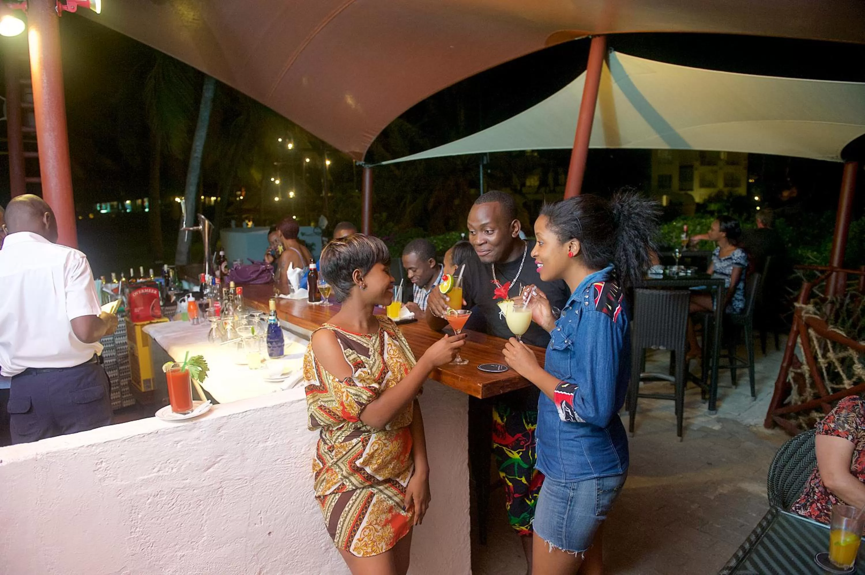 group of guests in Voyager Beach Resort