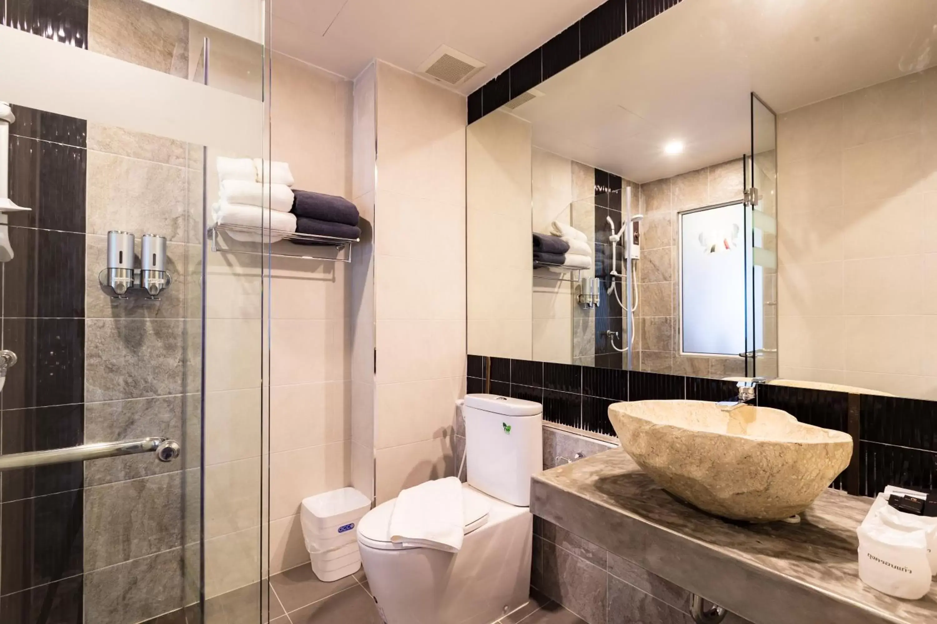 Shower, Bathroom in Maneetel Krabi Beachfront-SHA Plus
