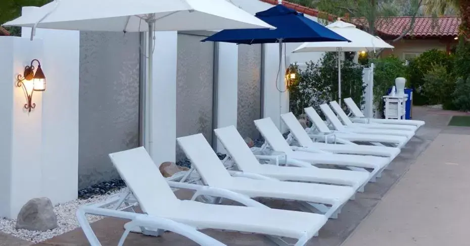 sunbed in Alcazar Palm Springs sunbed in Alcazar Palm Springs