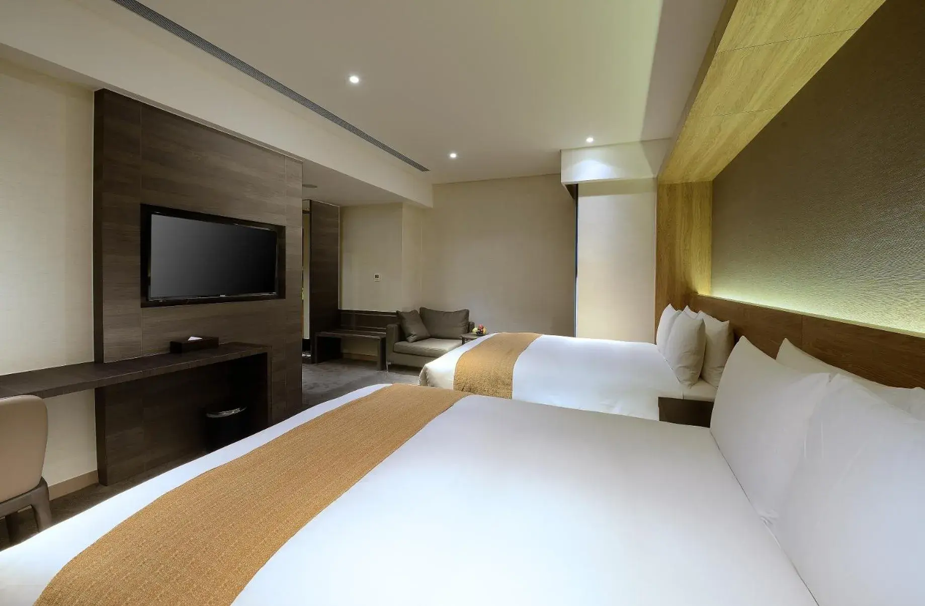 Bed in Park City Hotel - Hualien Vacation