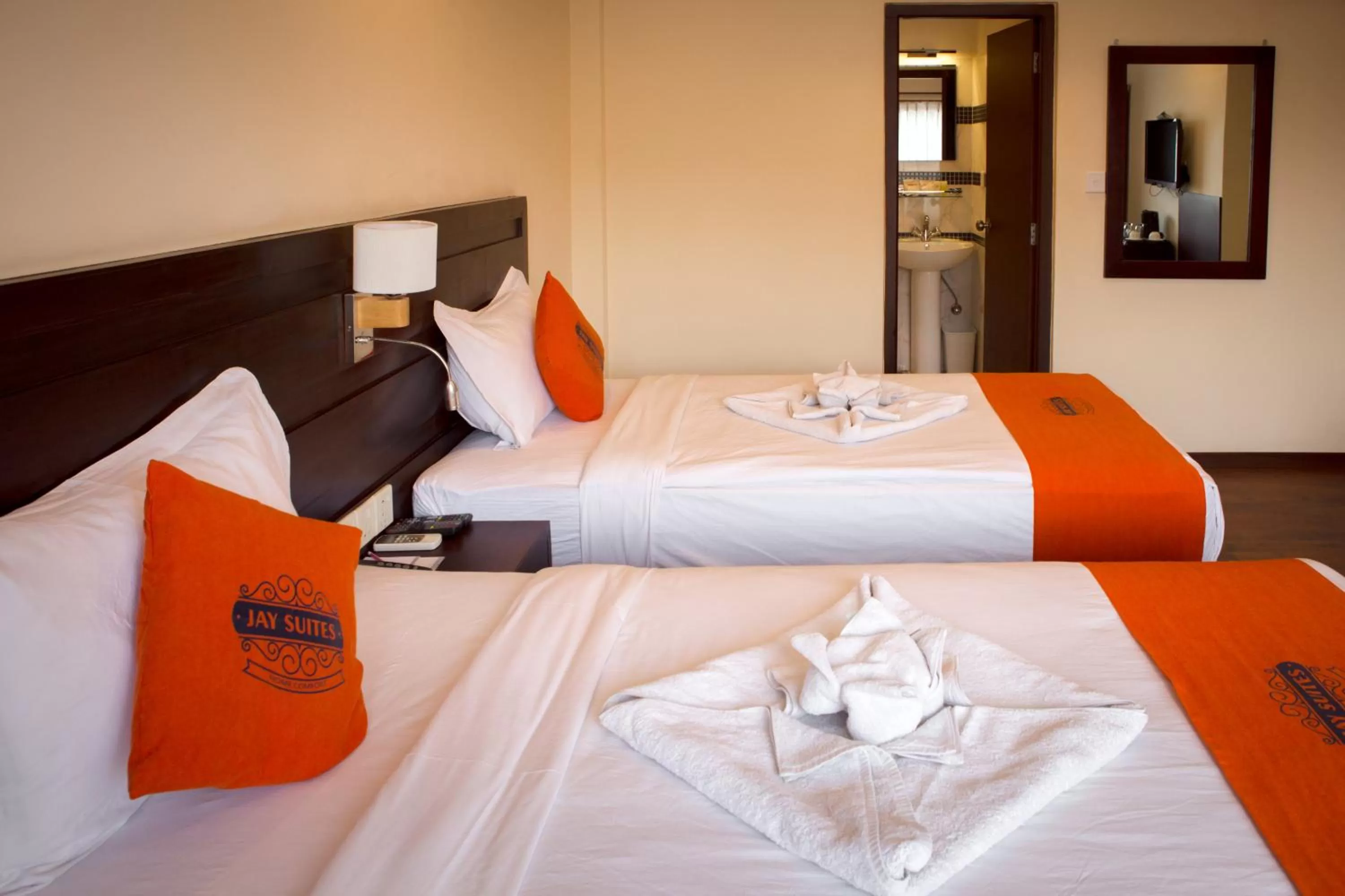 Bedroom, Bed in Hotel Jay Suites