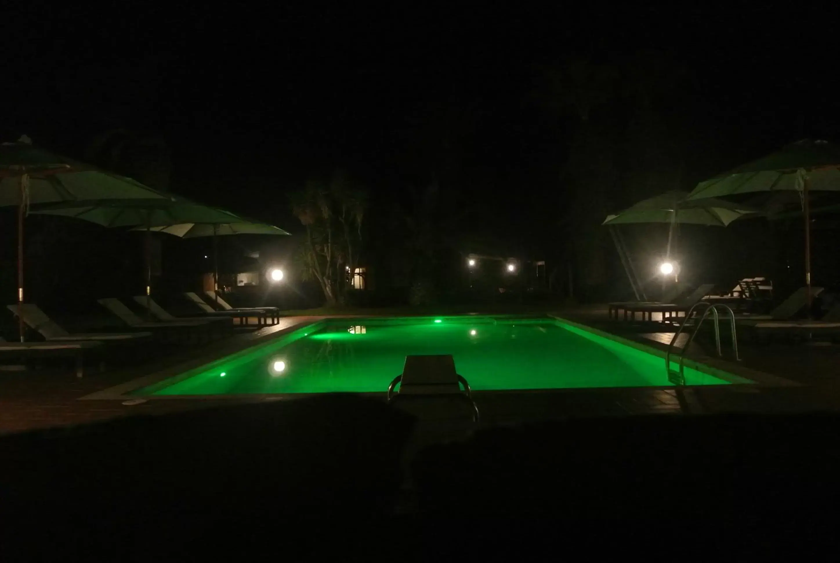 Night, Swimming Pool in Villa Carlotta Resort