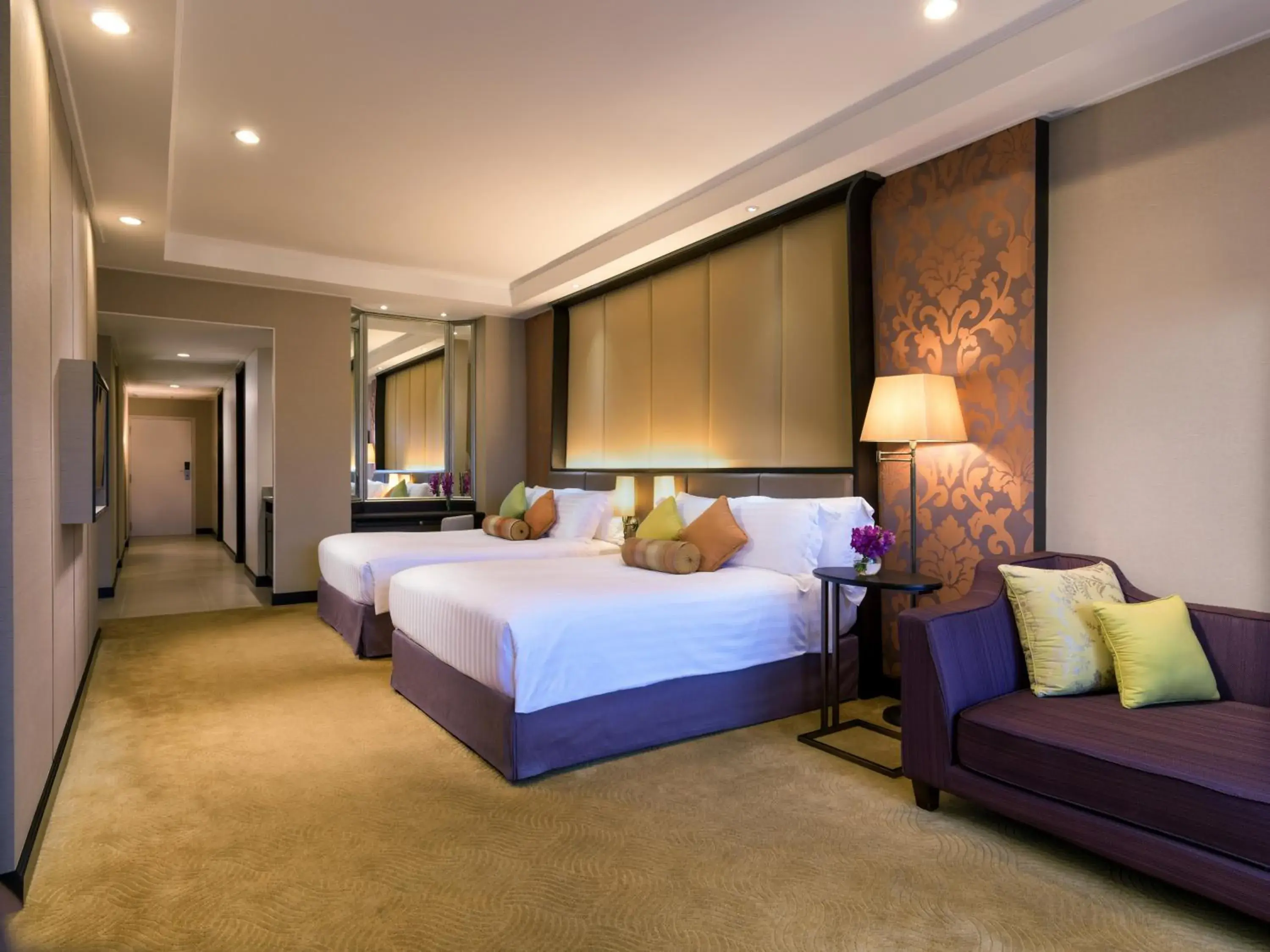 Bedroom, Bed in Dusit Thani Pattaya - SHA Extra Plus